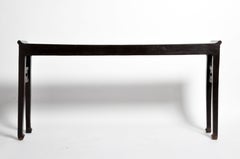 Qing Dynasty Chinese Altar Table with Hoofed-Legs