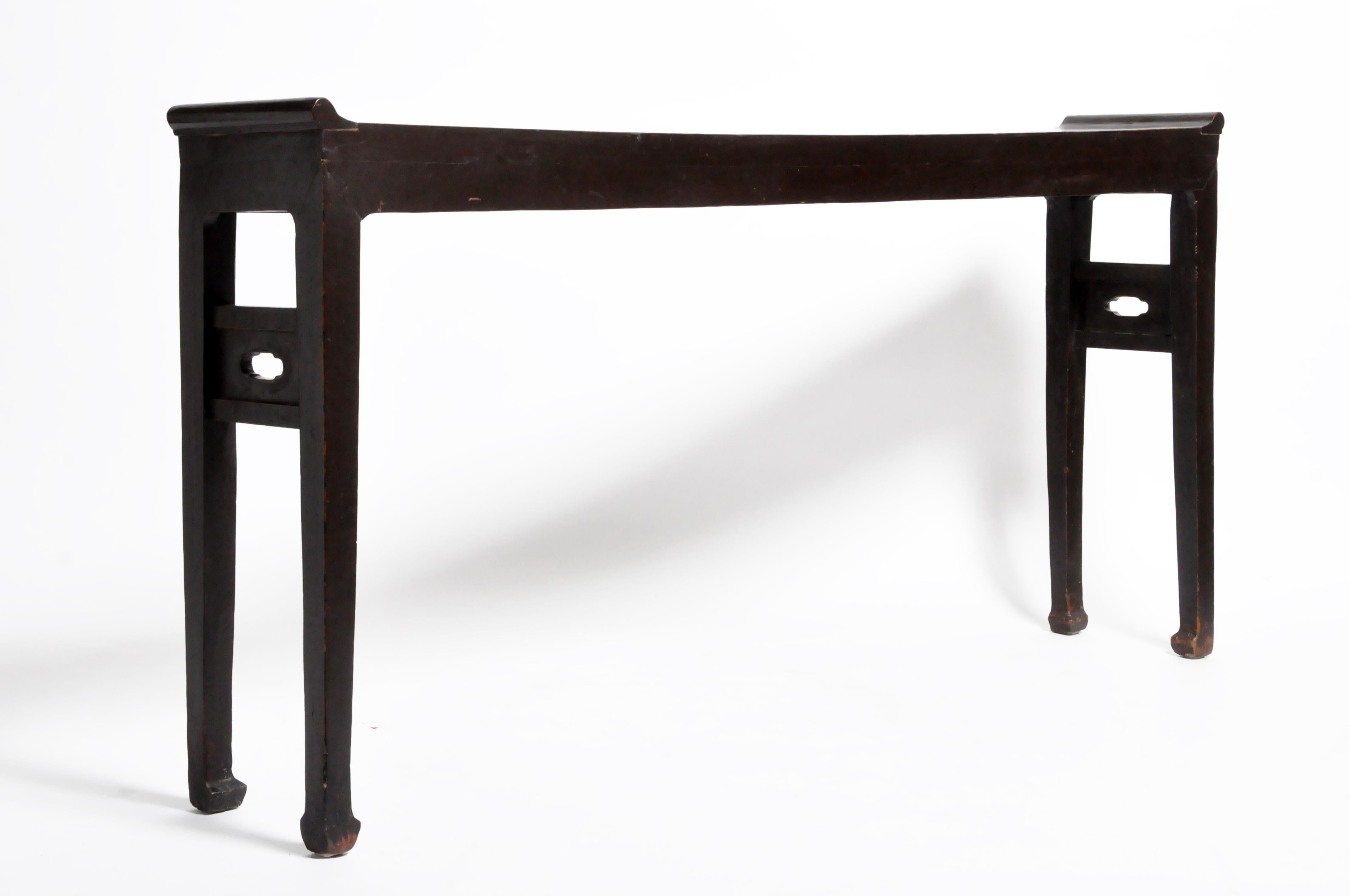 Qing Dynasty Chinese Altar Table with Hoofed-Legs 15