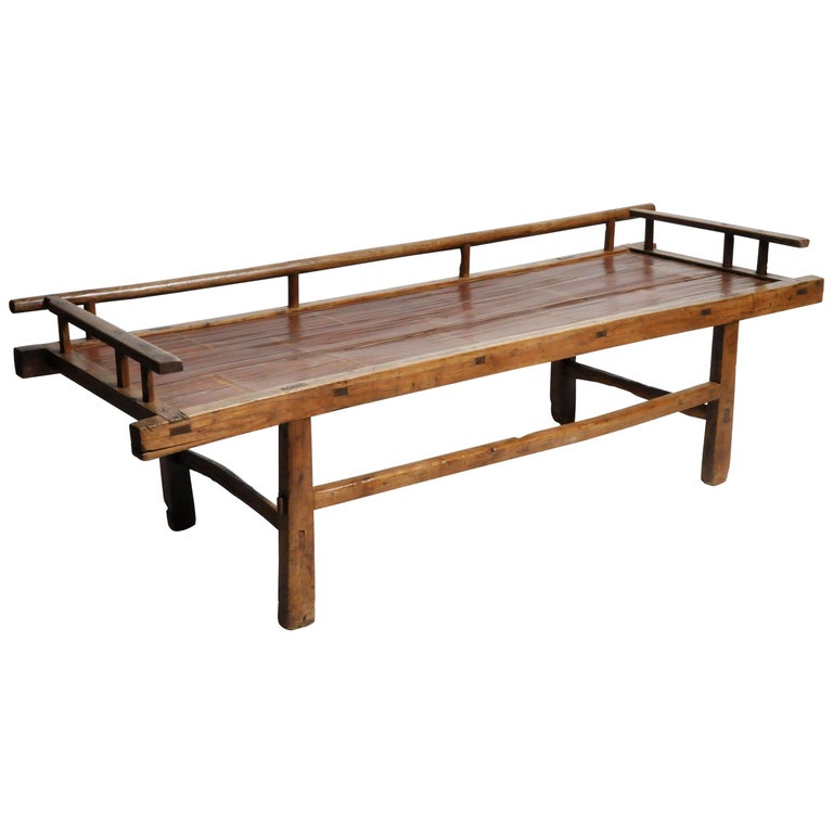 Qing Dynasty Chinese Bamboo Day Bed at 1stDibs