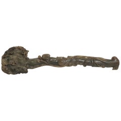 Qing Dynasty Chinese Green Jade Ruyi Scepter, 1900s