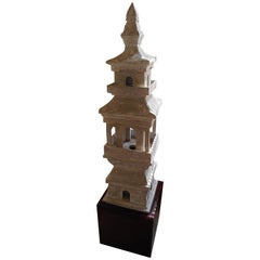 Used Qing Dynasty Chinese Pagoda