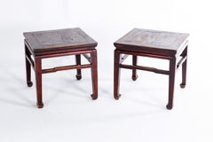 Qing Dynasty Chinese Square Table with Original Patina