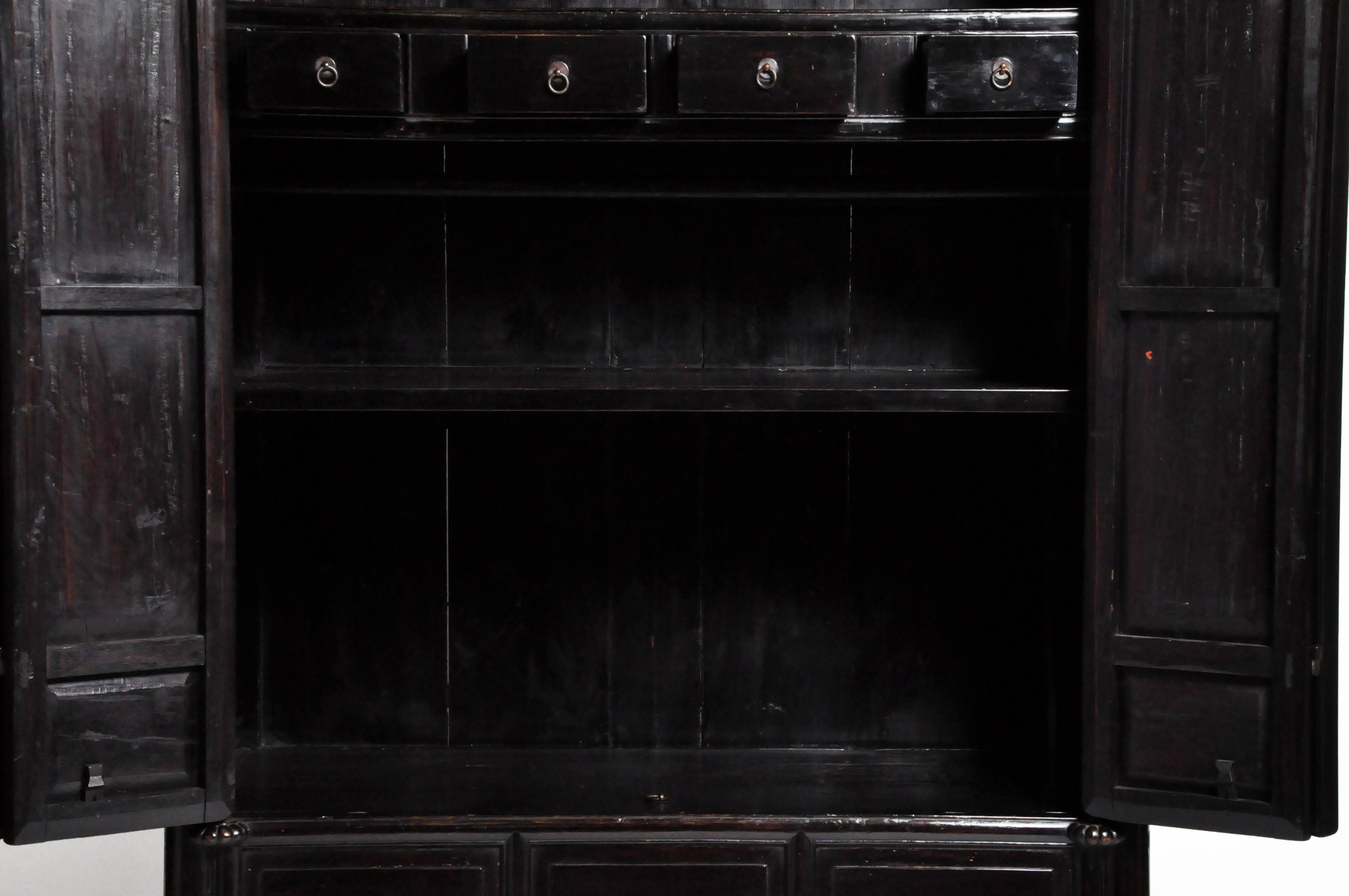 Qing Dynasty Clothing Cabinet with Four Drawers 9