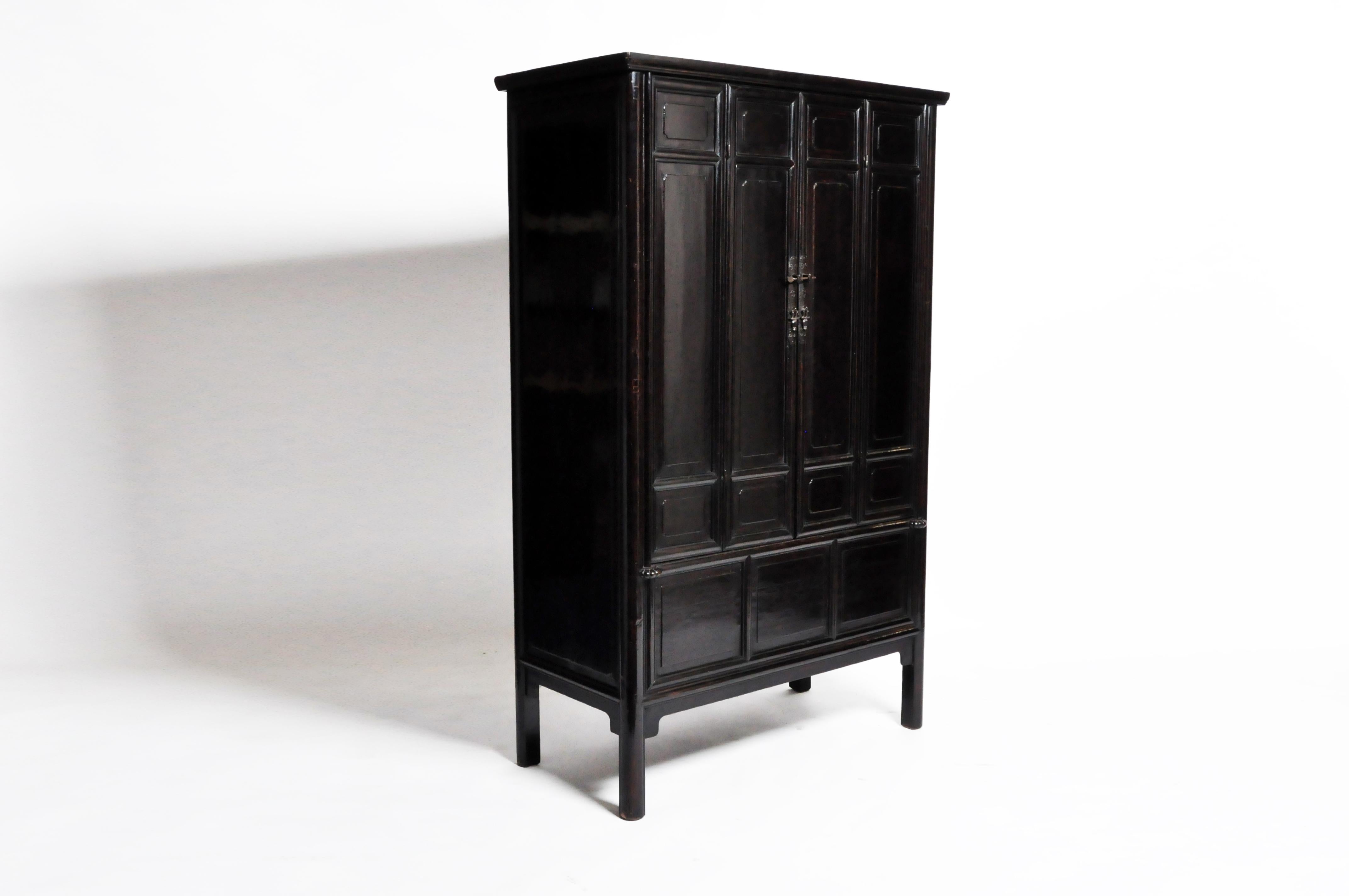 Wood Qing Dynasty Clothing Cabinet with Four Drawers