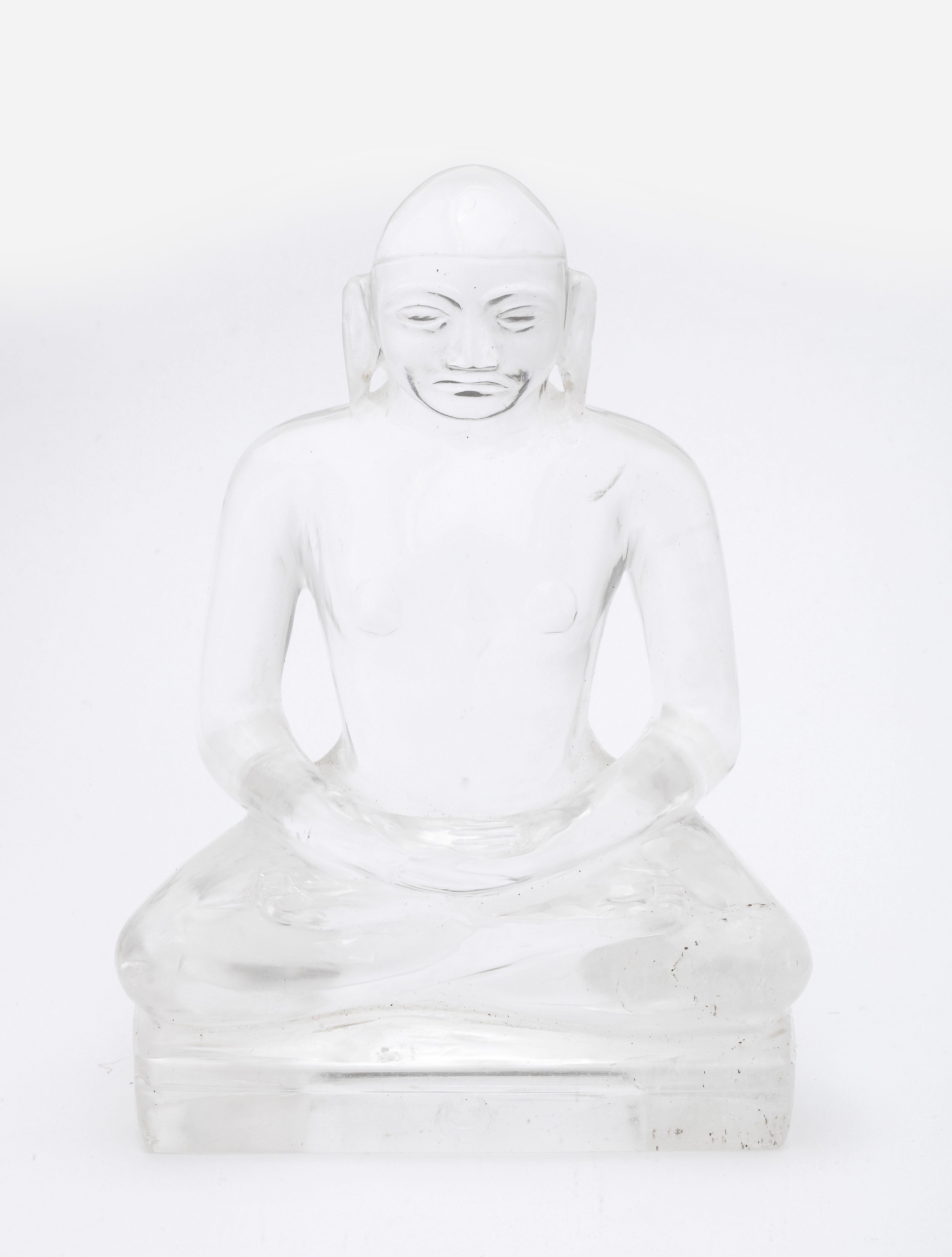 Qing Dynasty Crystal Seated Buddha For Sale 2
