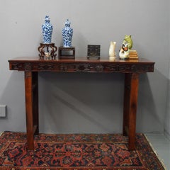 Qing Dynasty Huanghuali Altar Table