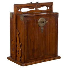 Qing Dynasty Late 19th Century Traveler's Chest with Removable Door