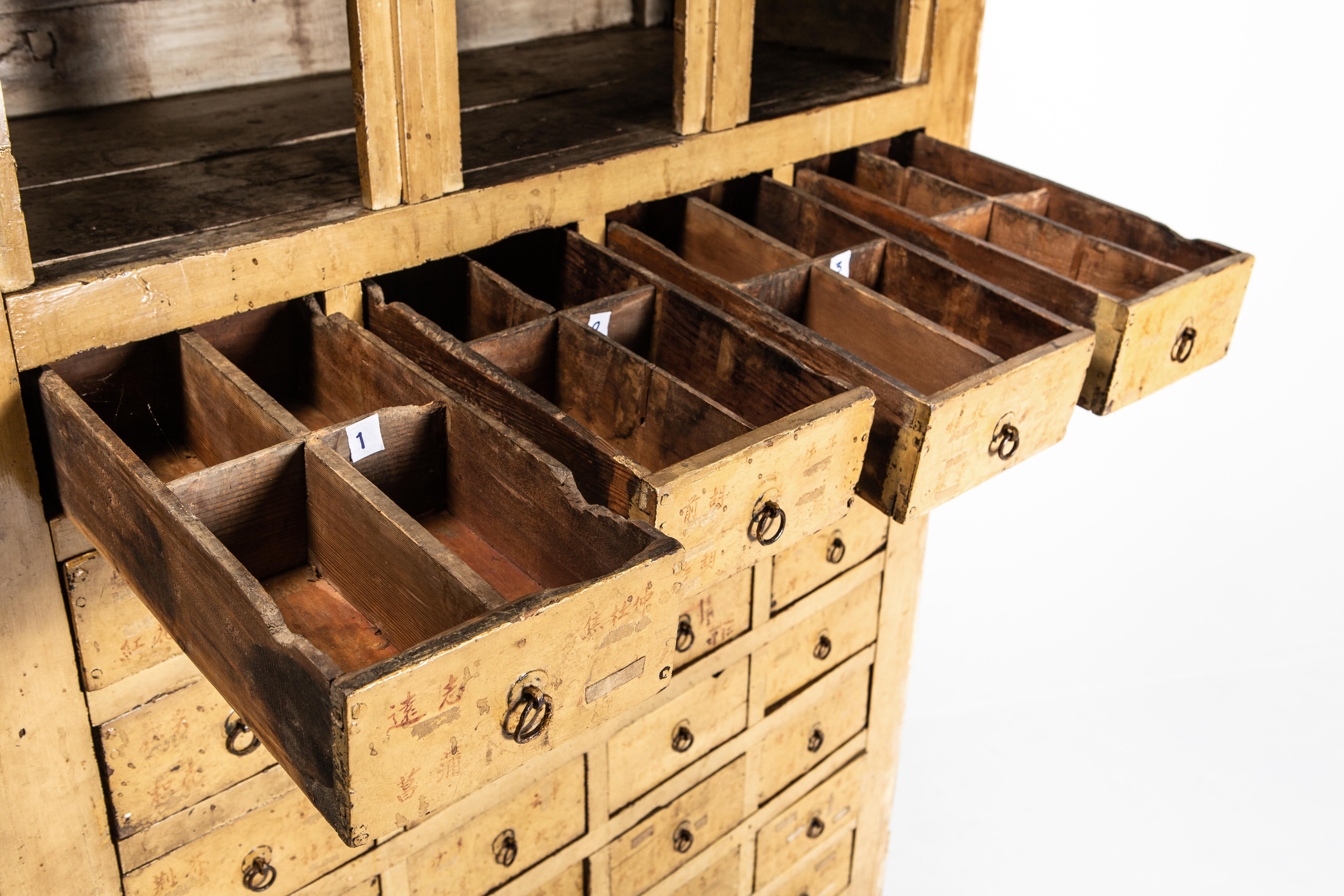 Qing Dynasty Medicine Cabinet with 35 Drawers 1