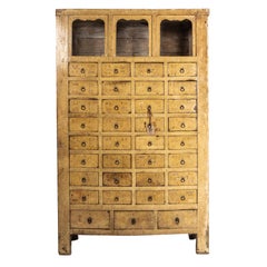 Antique Qing Dynasty Medicine Cabinet with 35 Drawers