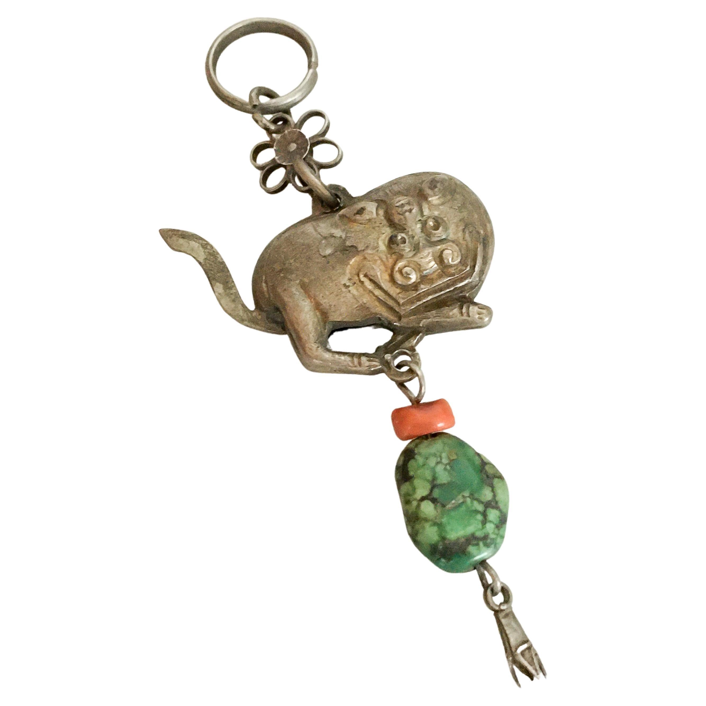 Antique Qing Dynasty Ox Amulet Charm Pendant For Sale 2