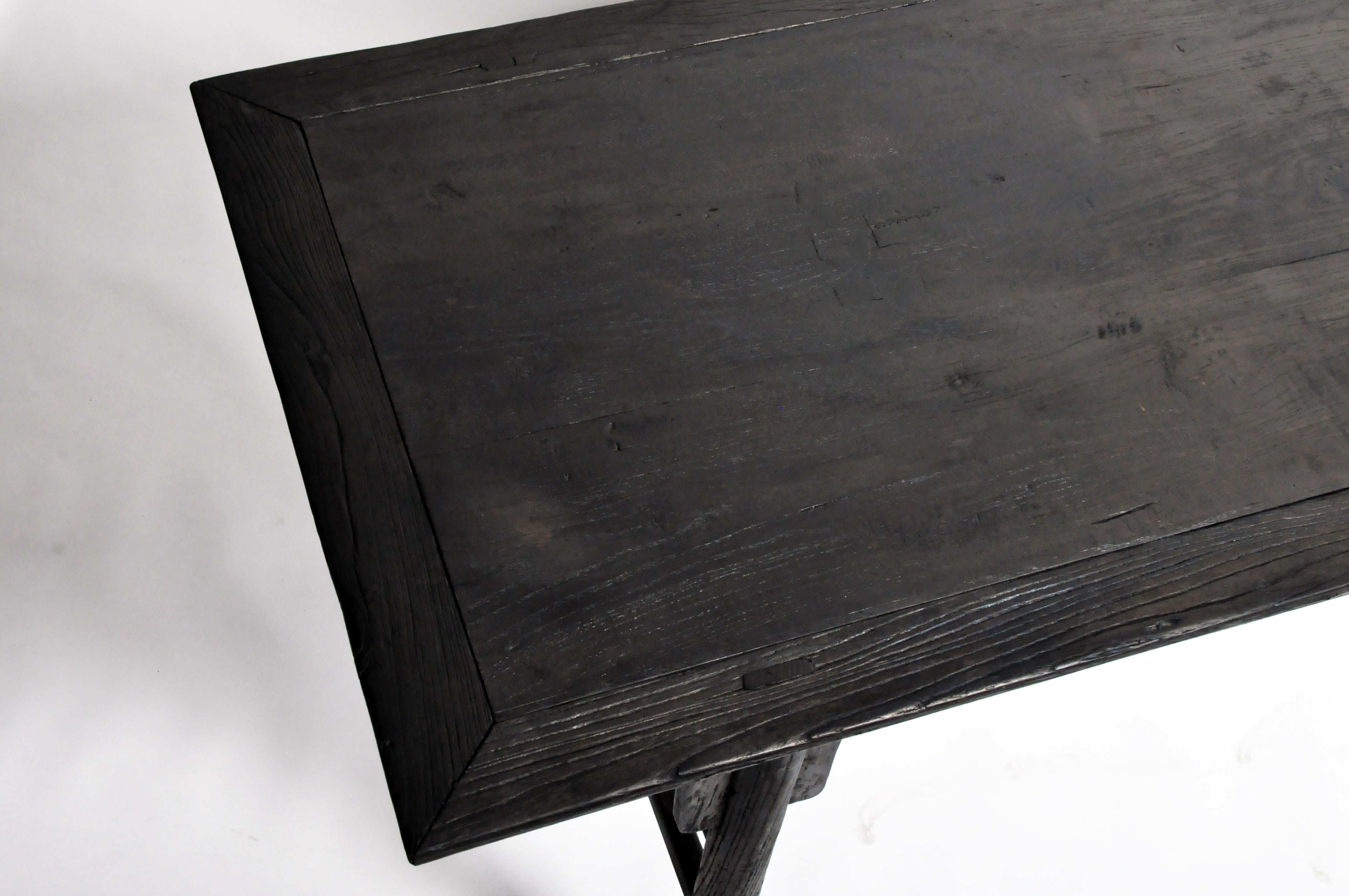 Qing Dynasty Painting Table with Round Legs 9