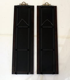 Qing Dynasty Pair of Lacquer Wall Panels