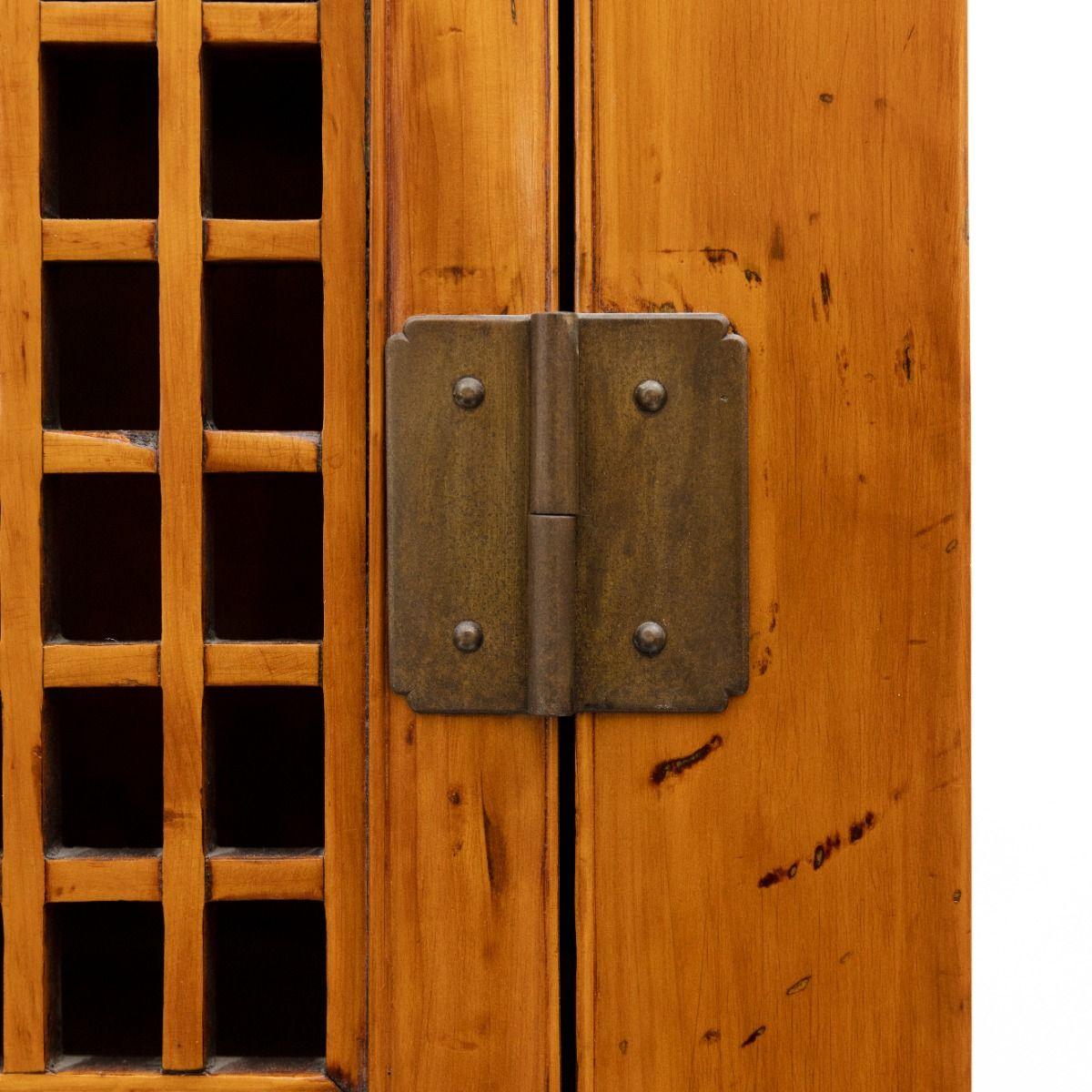 Armadio per studiosi in legno di pesco della dinastia Qing in vendita 2