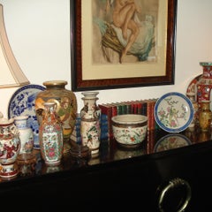 Qing Dynasty Porcelain Vase – Hand-Painted Figures, Historical Verse & Signature