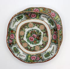 Qing Dynasty Rose Shrimp Plate
