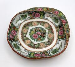 Qing Dynasty Rose Shrimp Plate