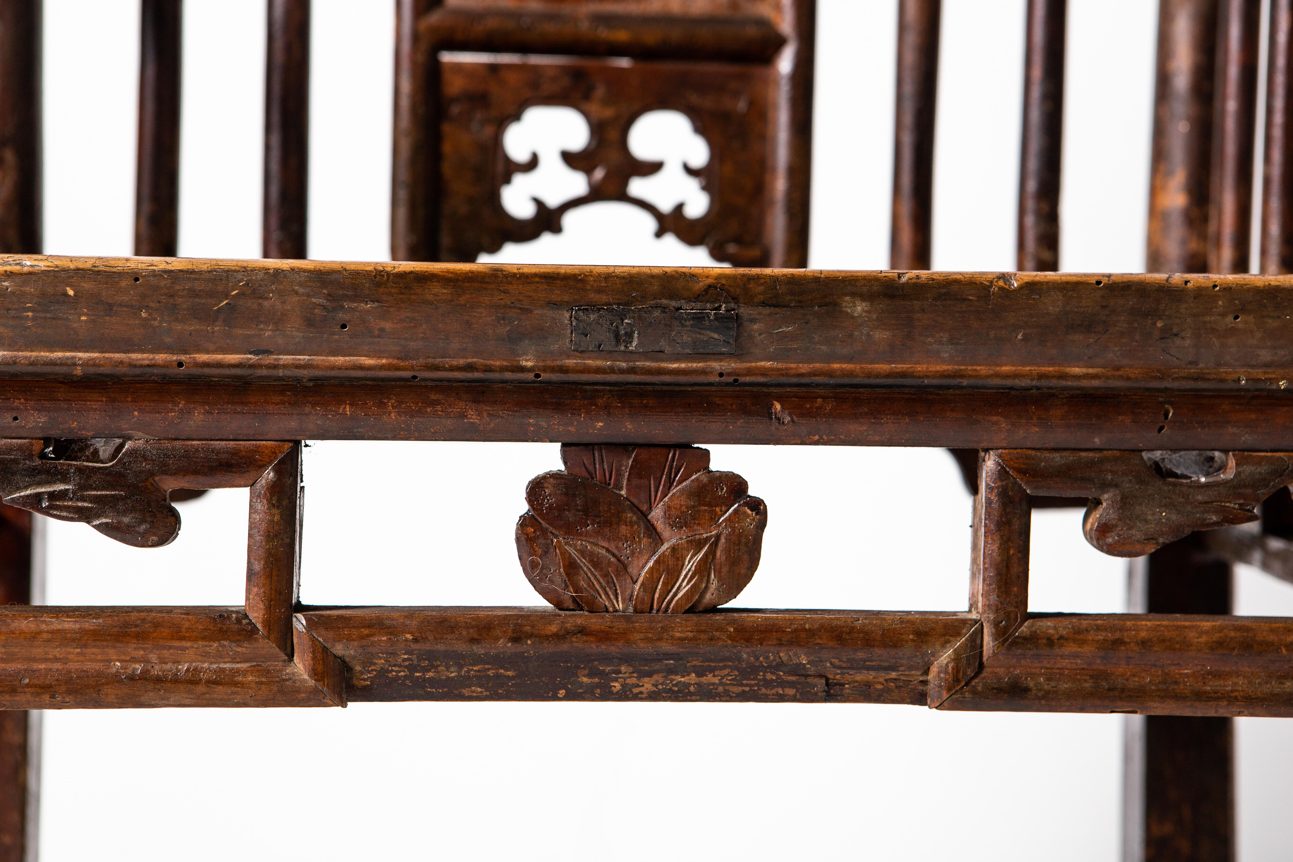 Qing Dynasty Short-Backed Southern Official’s Hat Armchairs 1