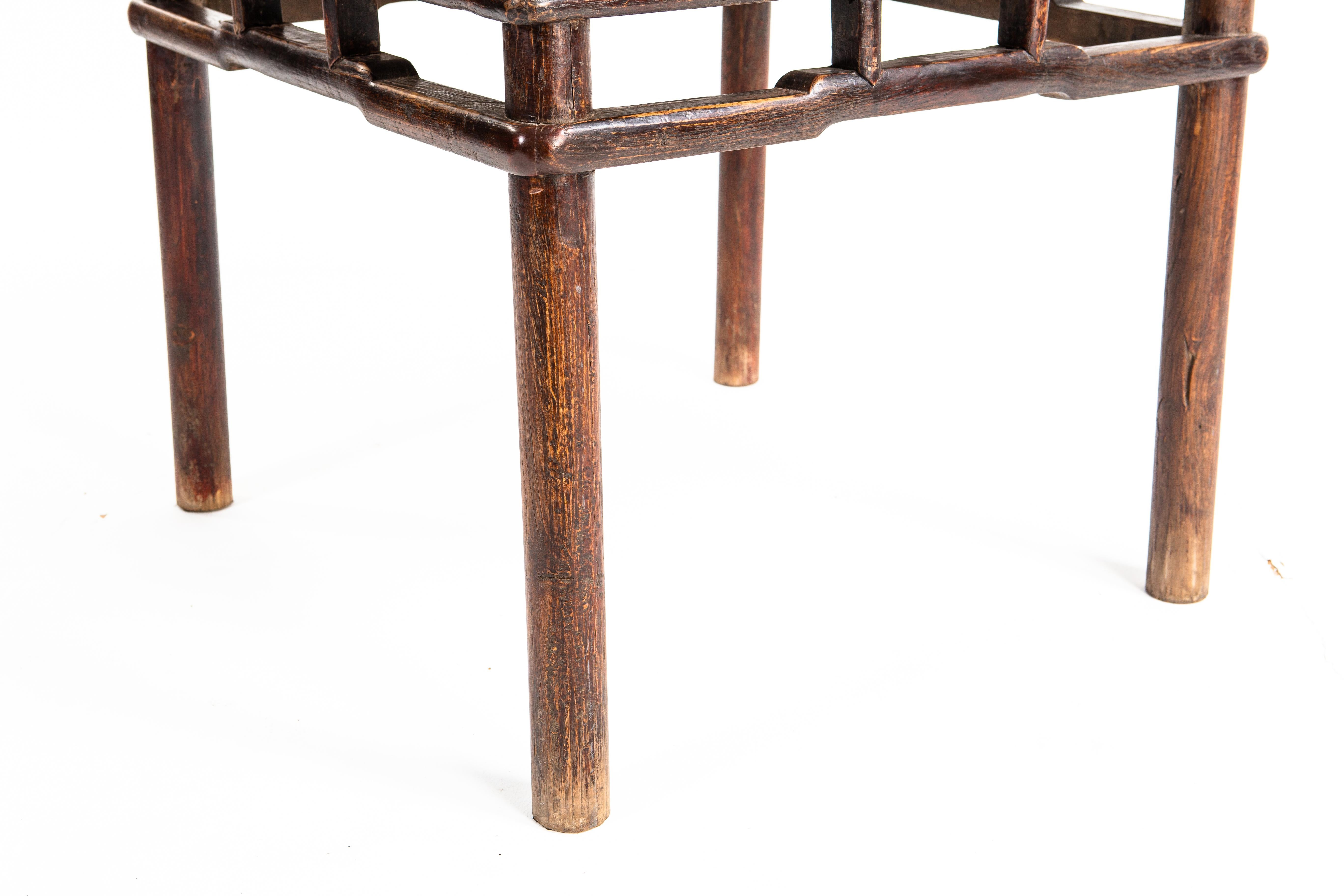 Elm Qing Dynasty Small Side Table