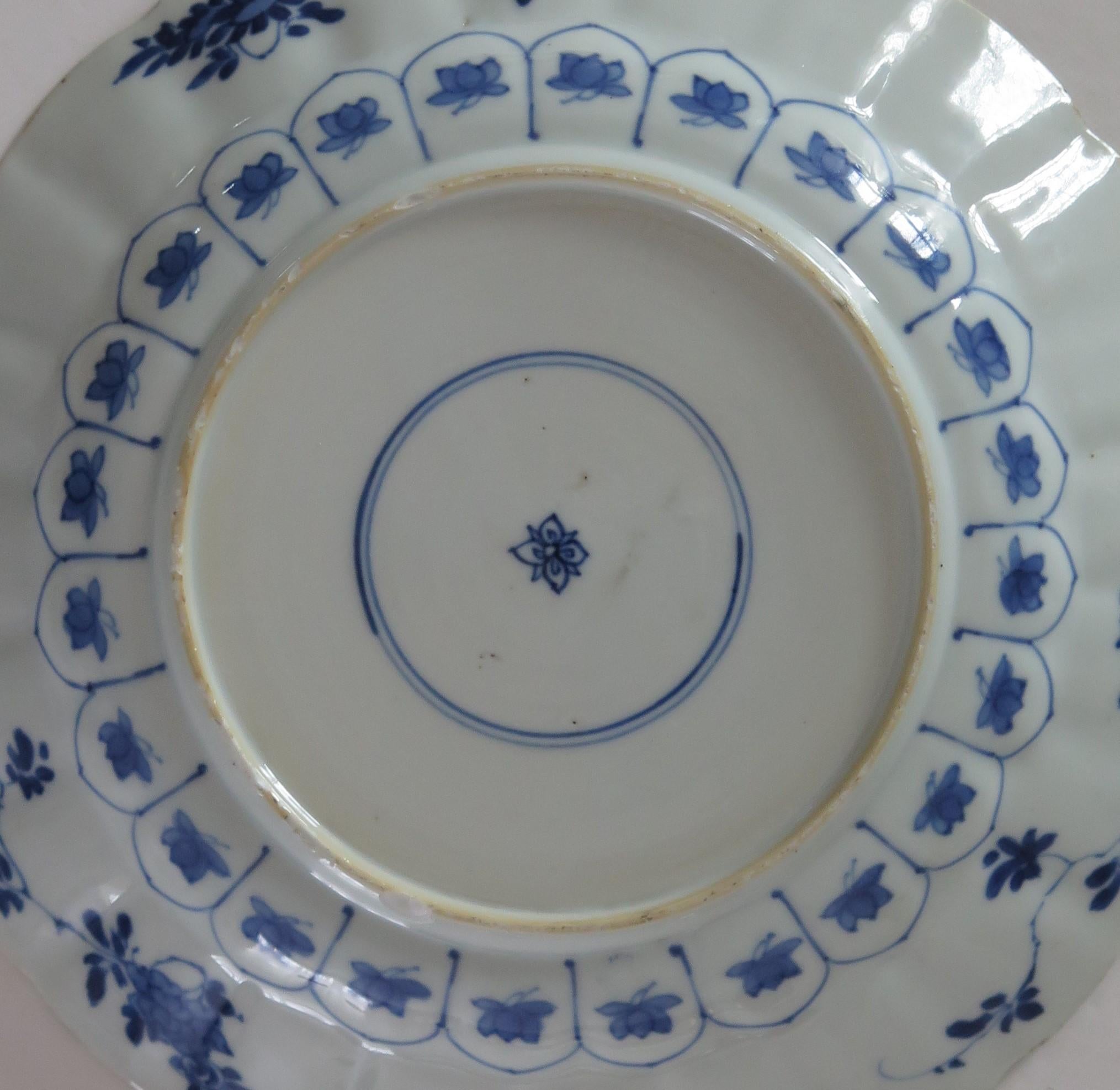 Qing Kangxi Chinese Porcelain Plate Blue & White Mark & Period Pl 2, circa 1680 8
