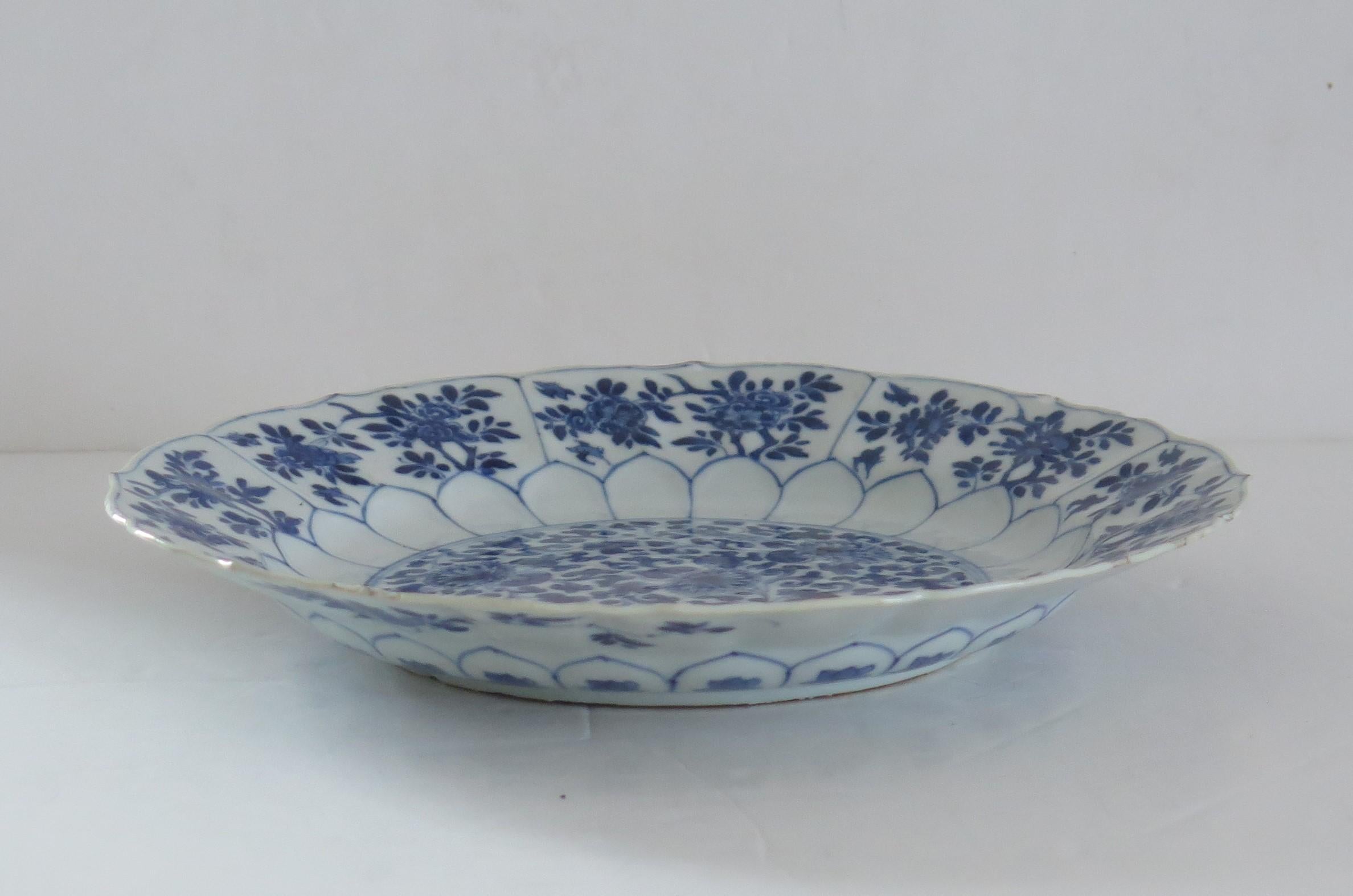 Qing Kangxi Chinese Porcelain Plate Blue & White Mark & Period Pl 2, circa 1680 2