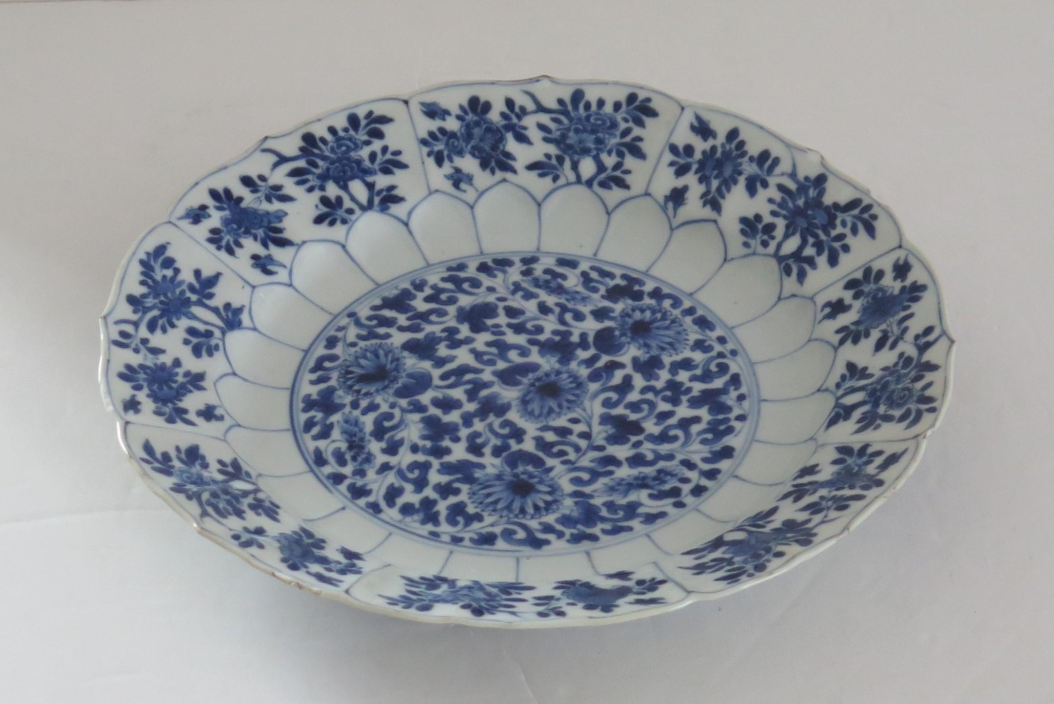 Qing Kangxi Chinese Porcelain Plate Blue & White Mark & Period Pl 2, circa 1680 3