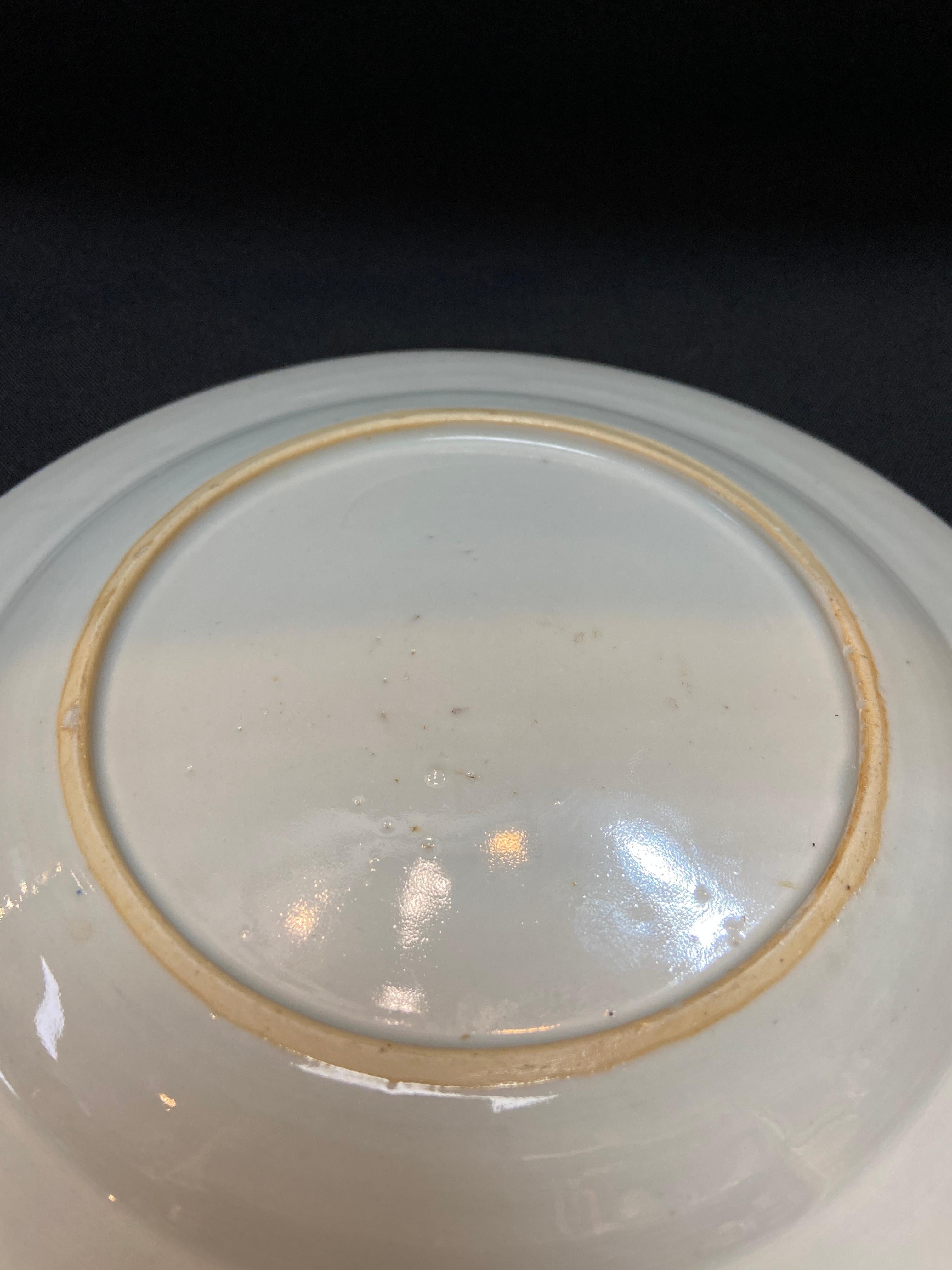 Qing. QianLong period blue and white “Landscape” dish For Sale 3