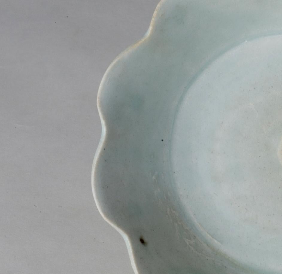 18th Century and Earlier Qingbai Floriform Dish, Song-Yuan Dynasty For Sale