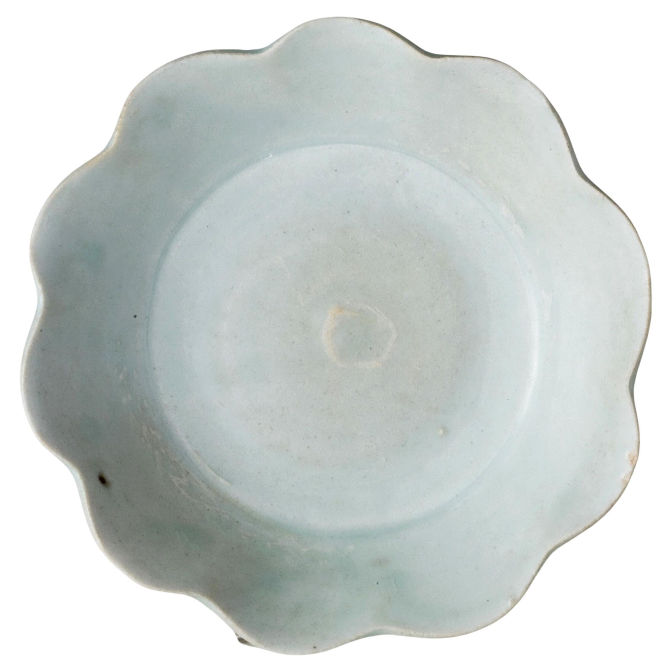 Qingbai Floriform Dish, Song-Yuan Dynasty