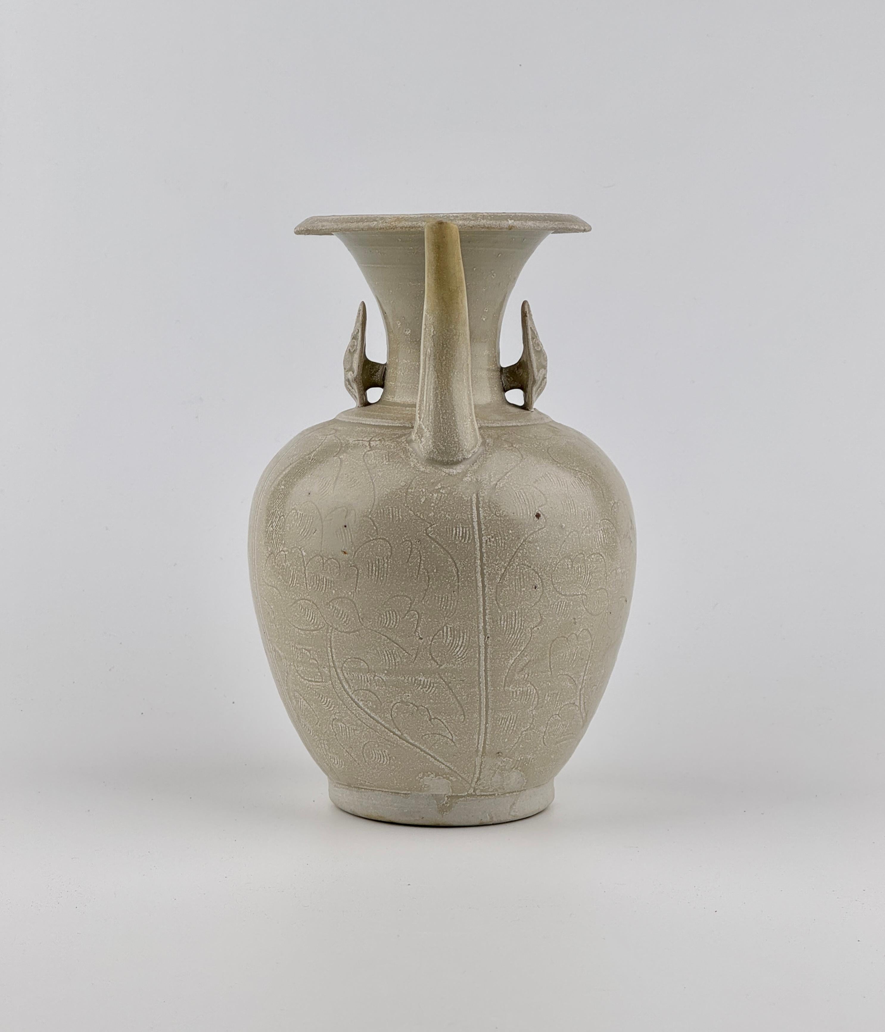 Glazed Qingbai Melon form water ewer, Five Dynasties-Northern song dynasty For Sale