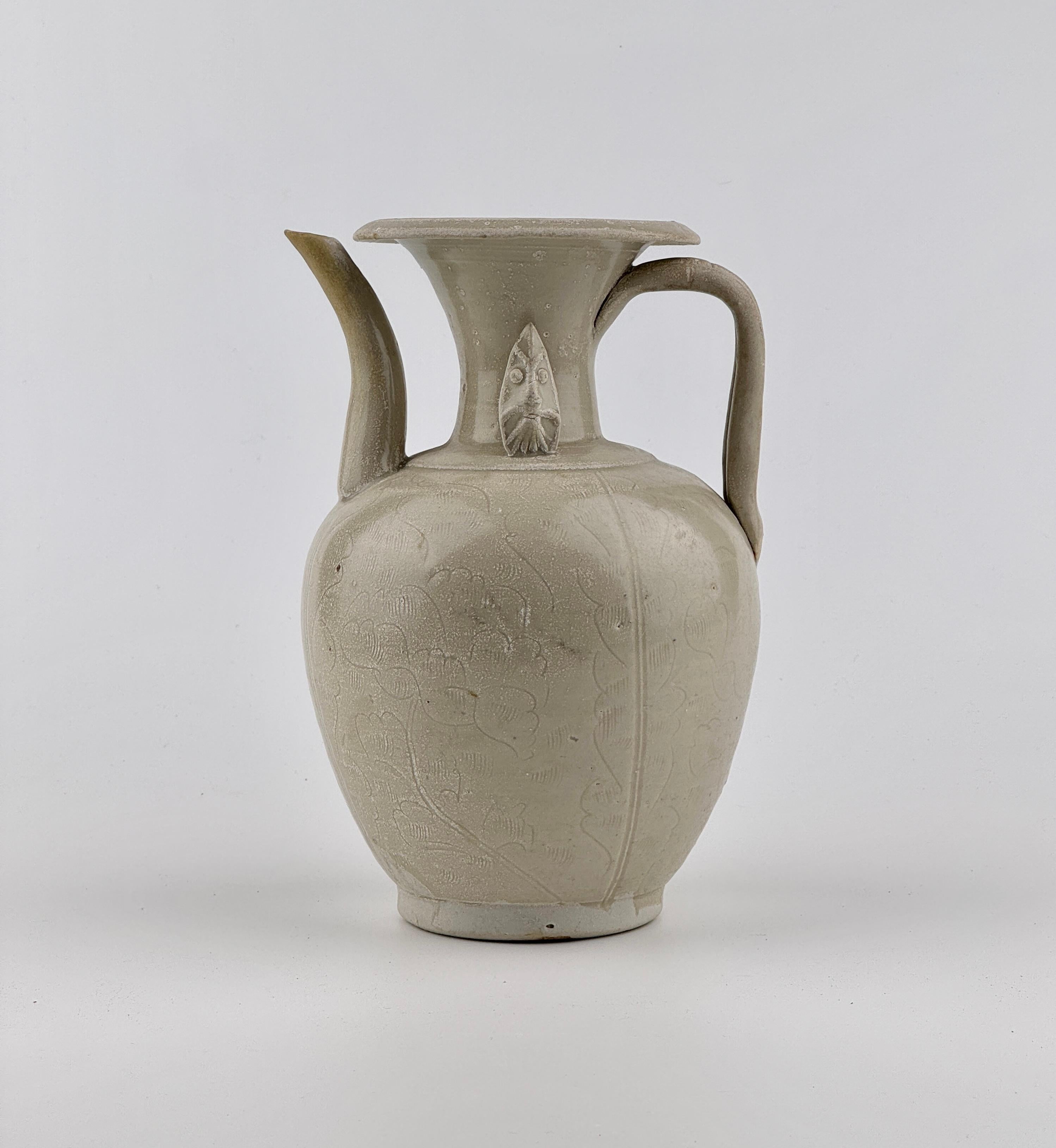 Qingbai Melon form water ewer, Five Dynasties-Northern song dynasty For Sale 9
