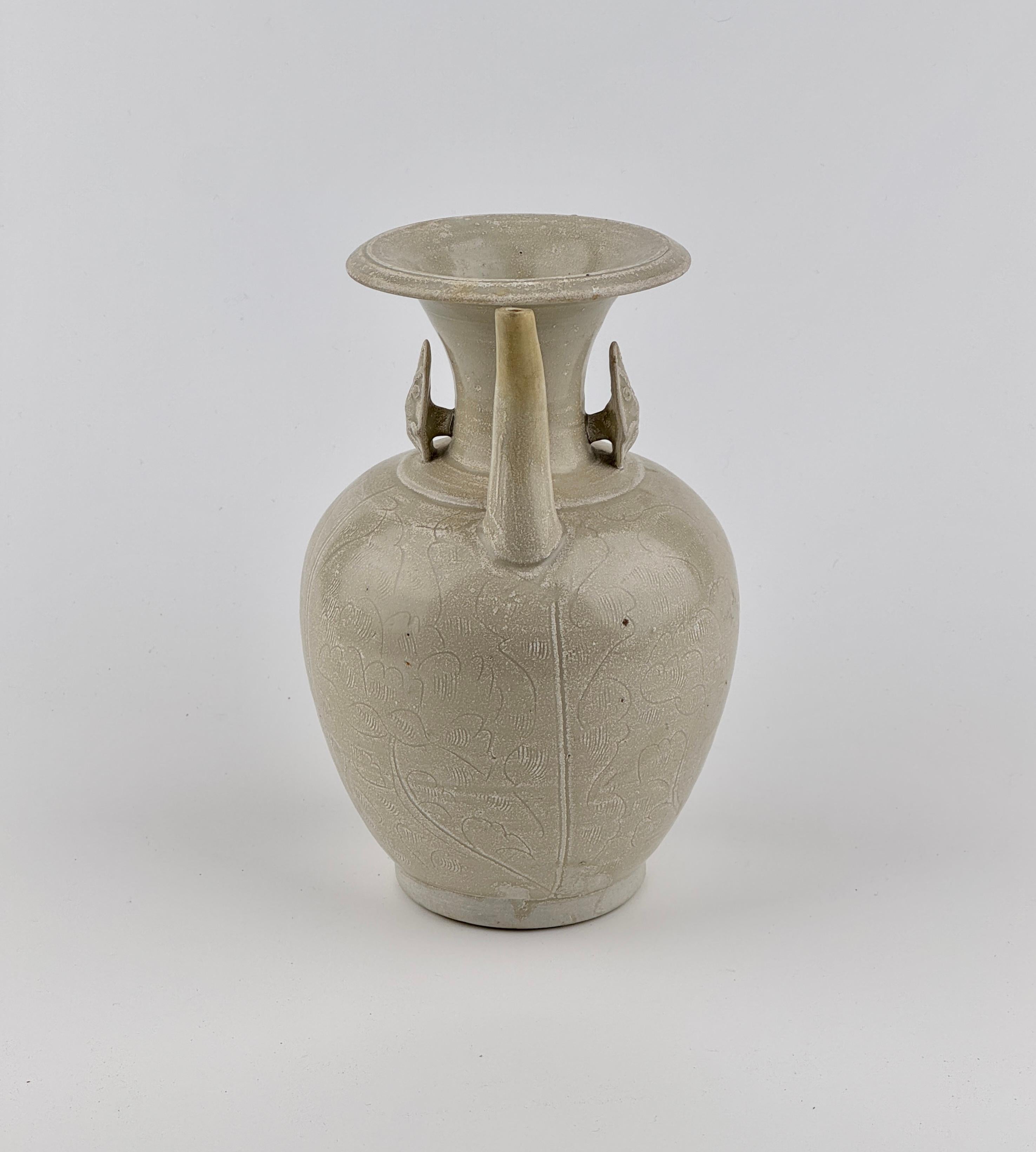 Qingbai Melon form water ewer, Five Dynasties-Northern song dynasty For Sale 5