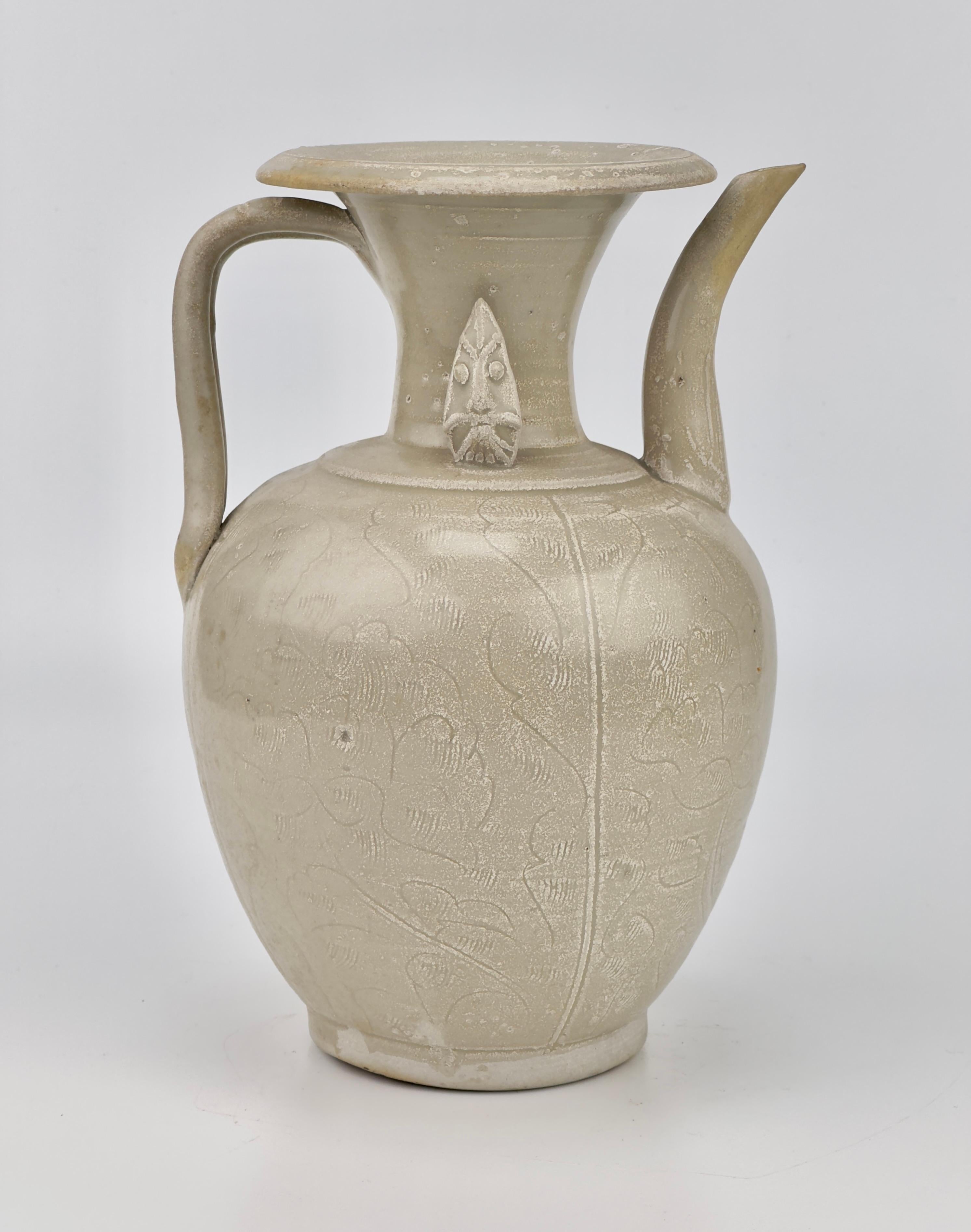 Ming Qingbai Melon form water ewer, Northern song dynasty For Sale