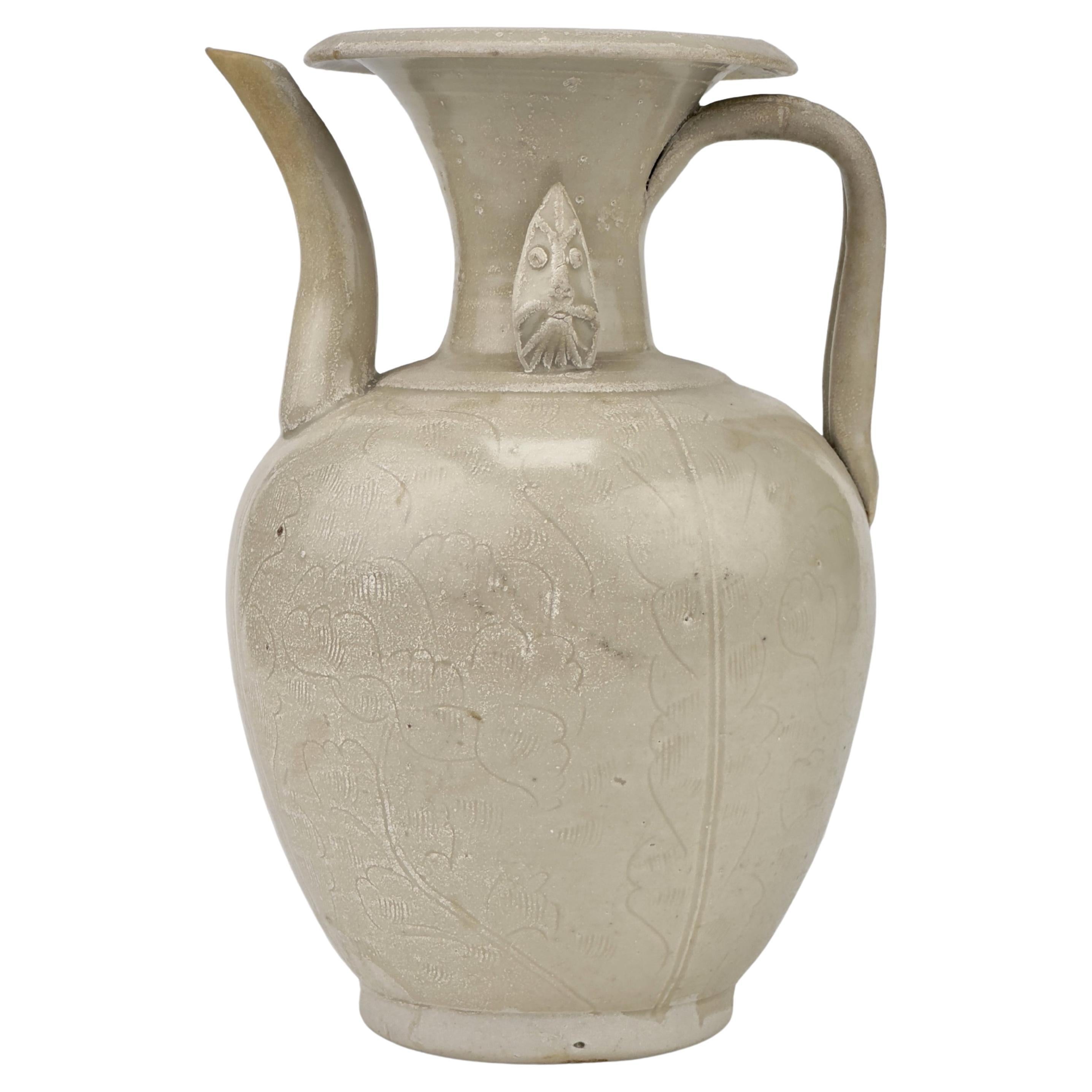 Qingbai Melon form water ewer, Northern song dynasty For Sale