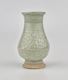 White Ware Moulded Baluster Form, Yuan Dynasty, 14th century