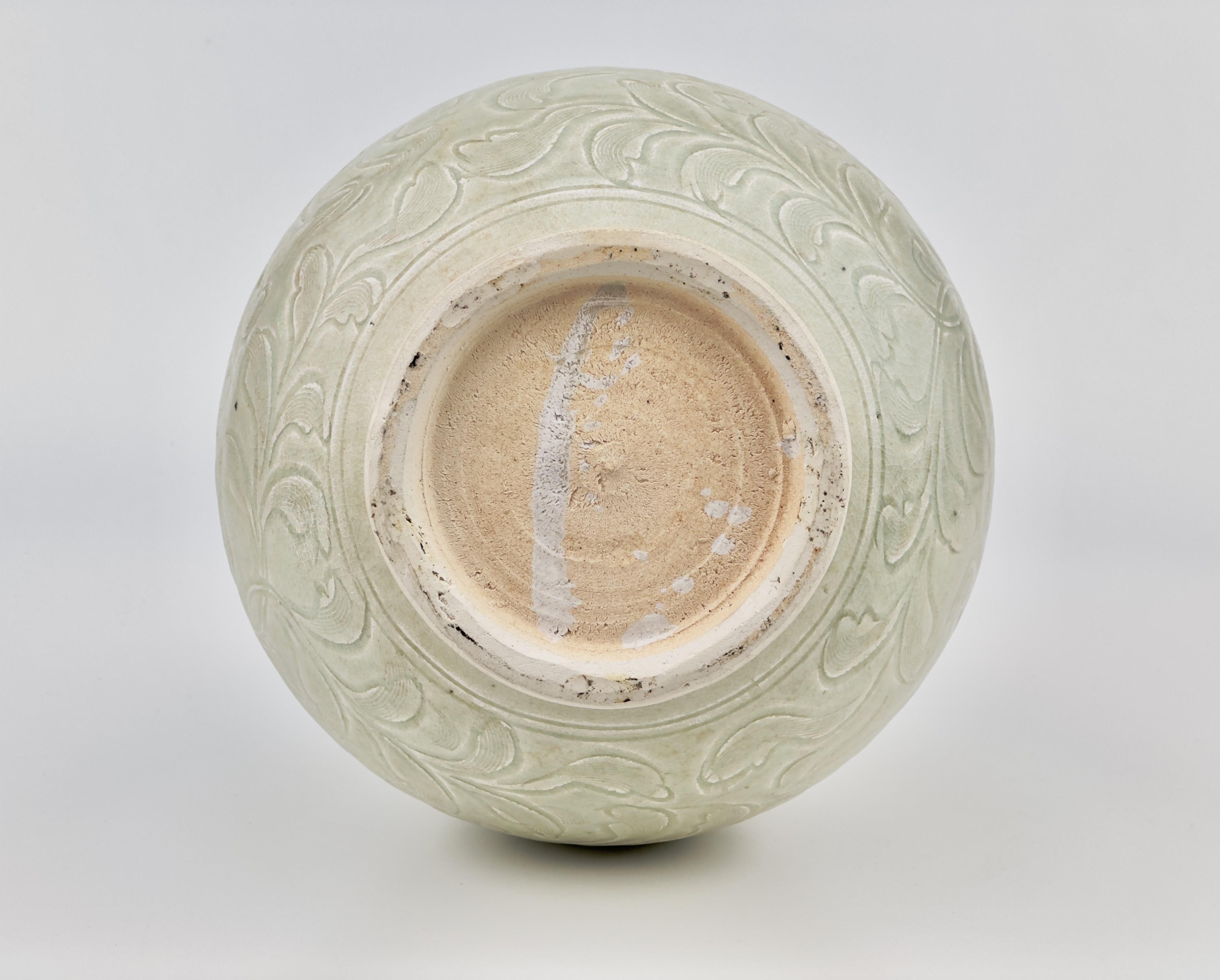 Vase Qingbai Yuhuchunping Porcelaine, Dynastie Song en vente 5