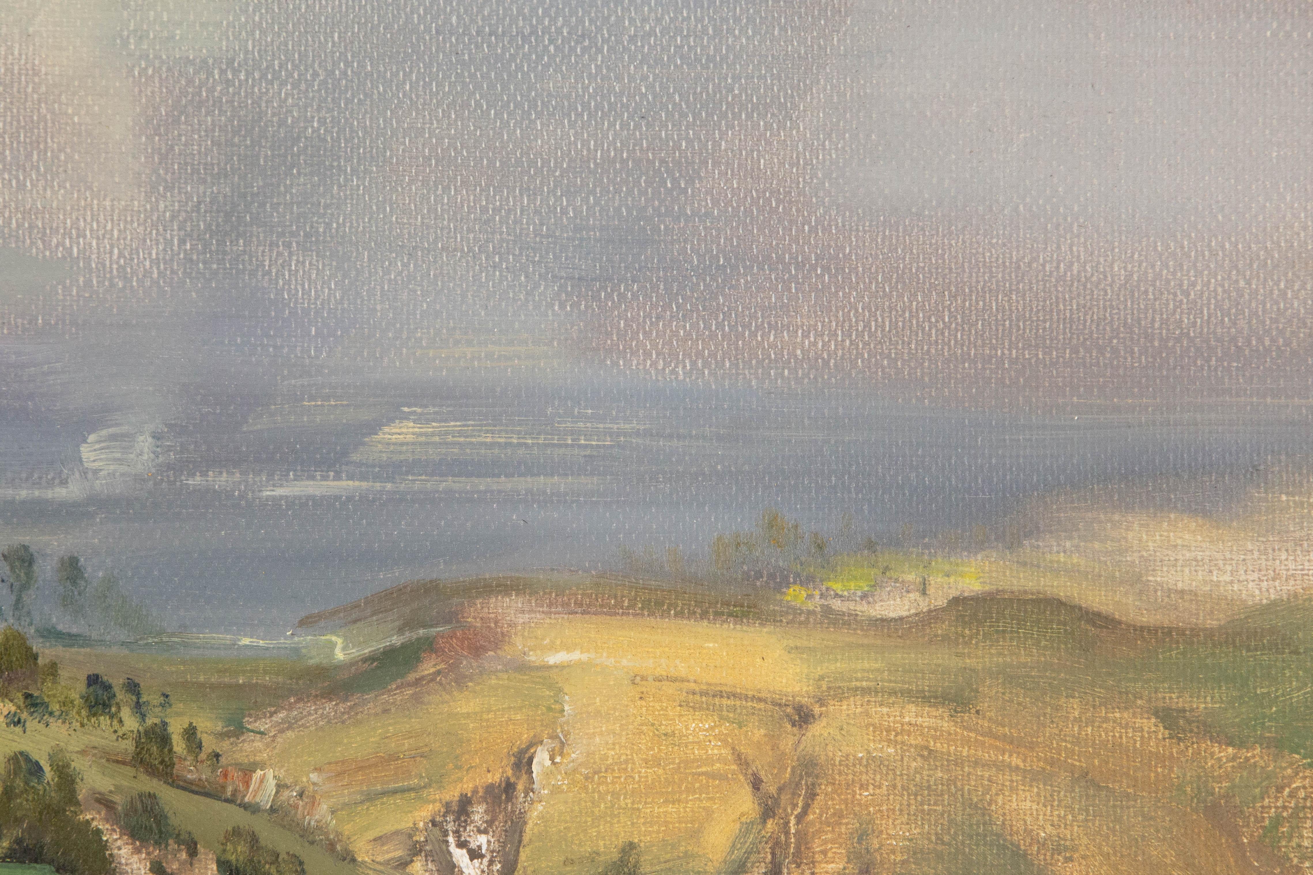 QingLiang Wang Landscape Original Oil On Canvas 