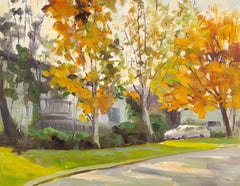 Qinglin Xia Impressionist Original Oil On Canvas "Untitled I"