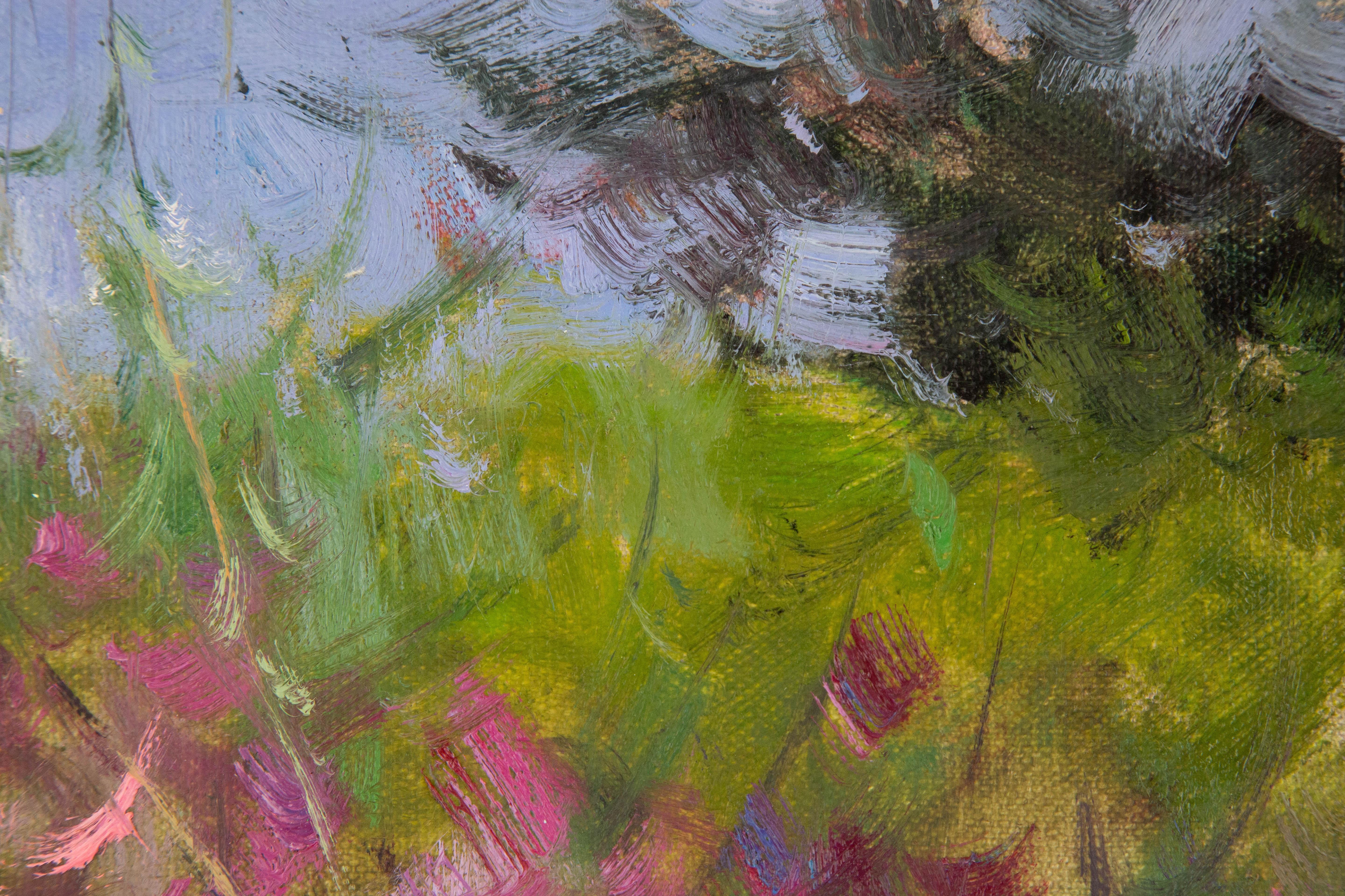QingSheng Meng Impressionist Original Oil On Canvas 