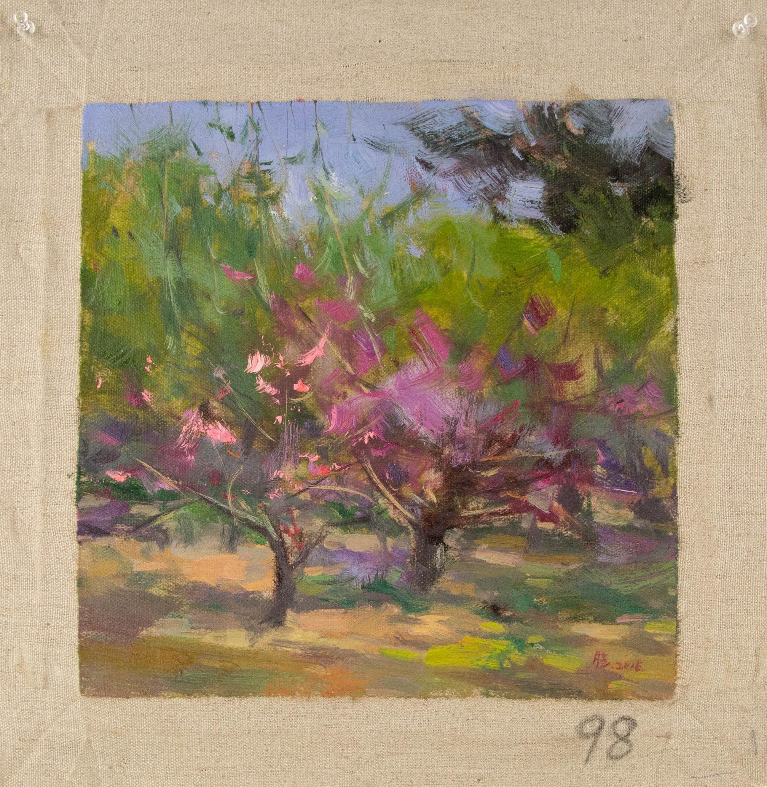 QingSheng Meng Impressionist Original Oil On Canvas 