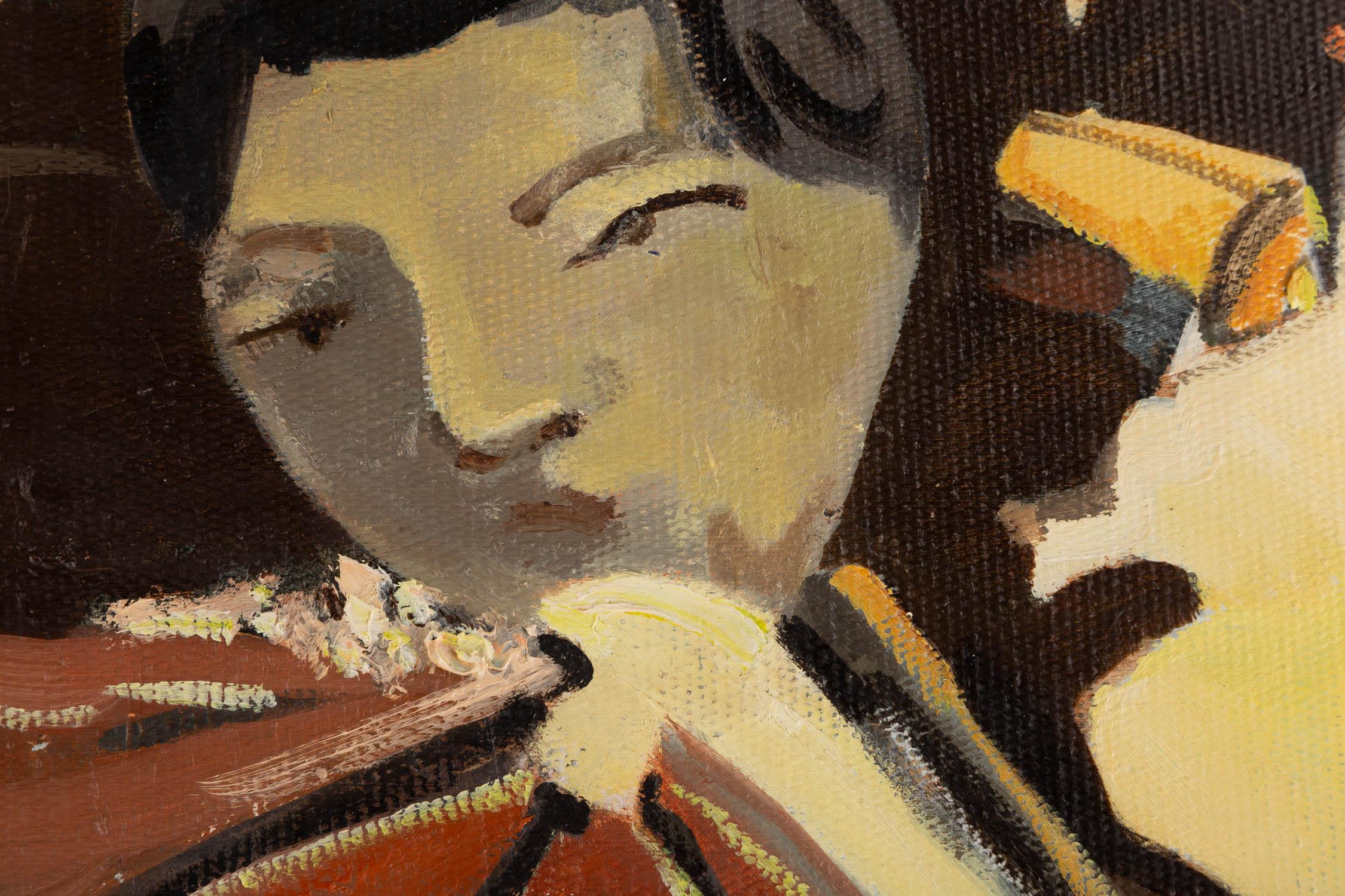 Qingsong Xue Surrealist Original Ölgemälde 