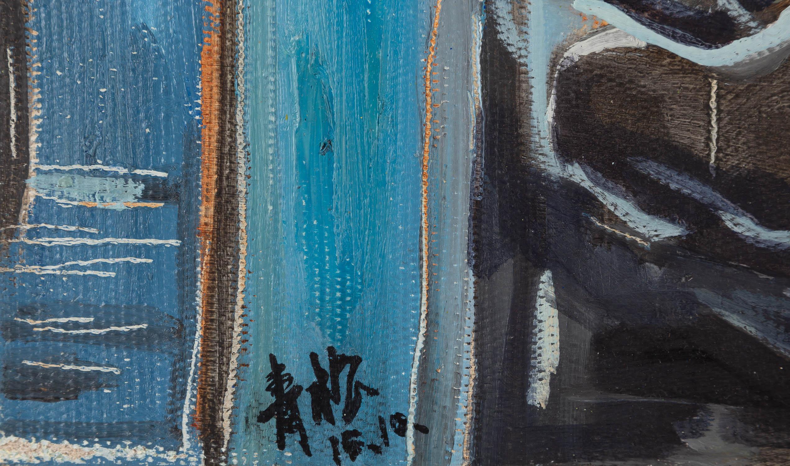Qingsong Xue Surrealist Original Ölgemälde 