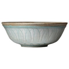 Qinqbai Lobed Conical Bowl, Chinese Probably Song Dynasty