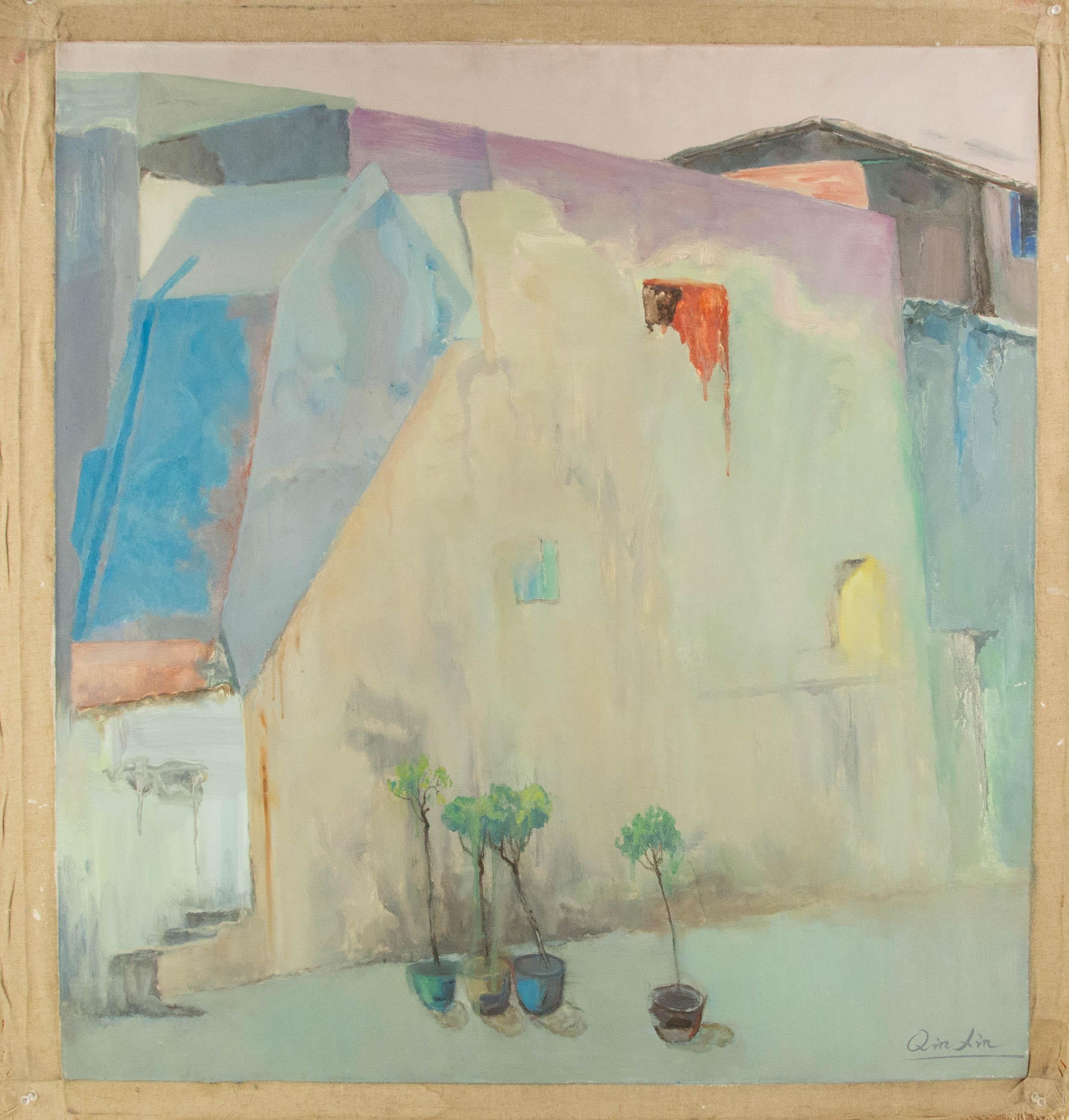 QinXin Dong Zeitgenössisches Original Öl auf Leinwand 