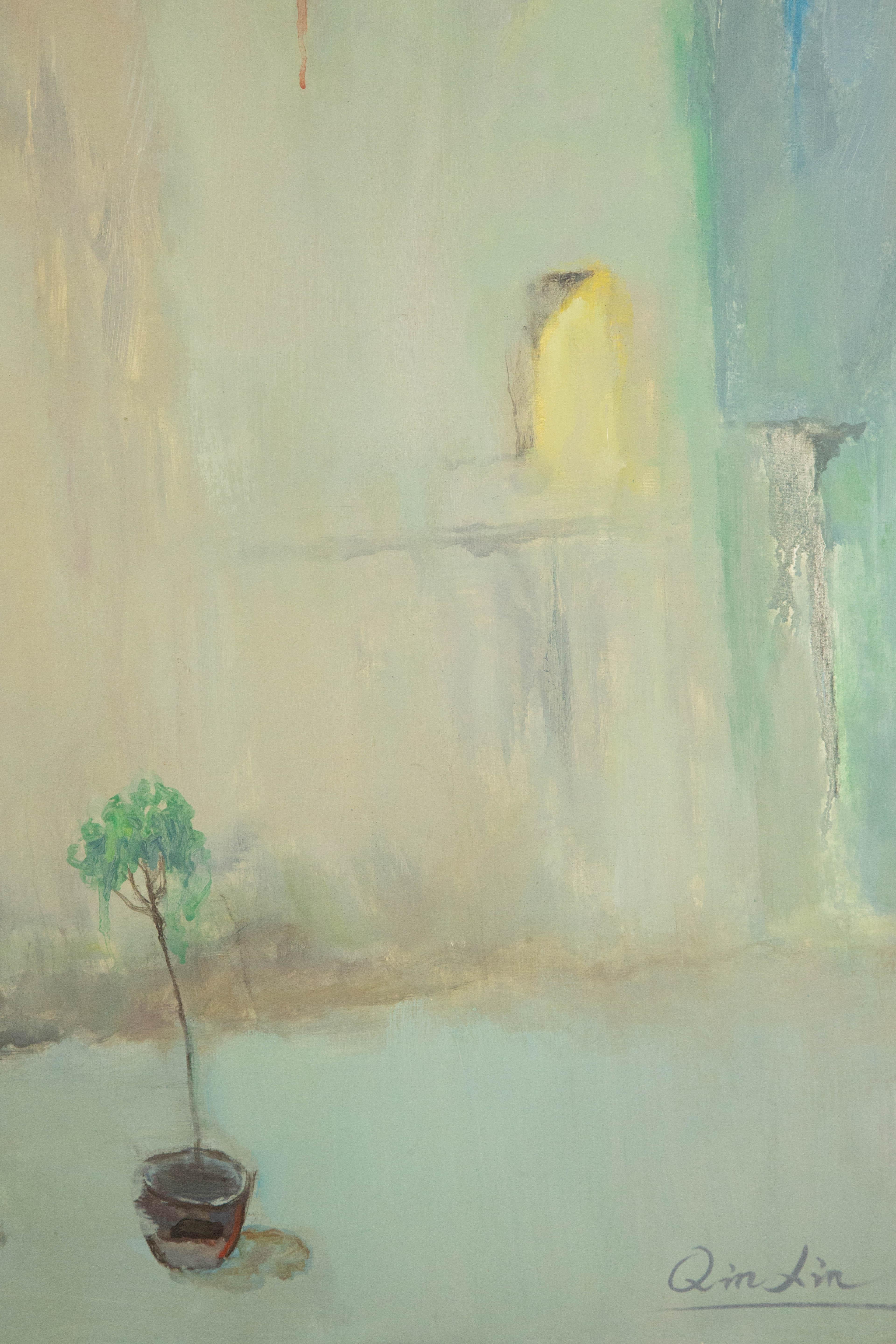 QinXin Dong Zeitgenössisches Original Öl auf Leinwand 