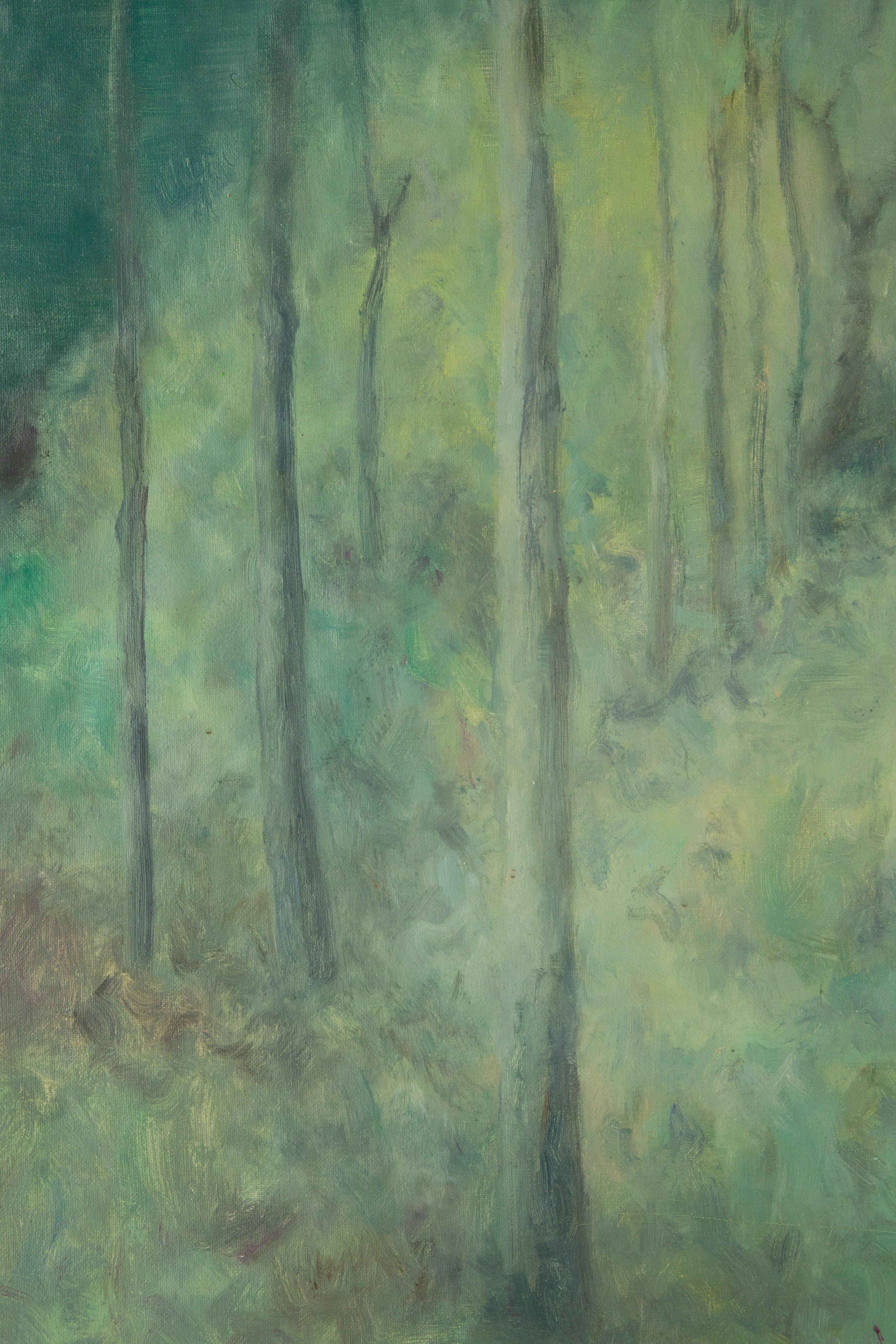 Qinxin Dong Landschaft, Original, Ölgemälde auf Leinwand, „Kun-Gebirge-Szenery“ im Angebot 1