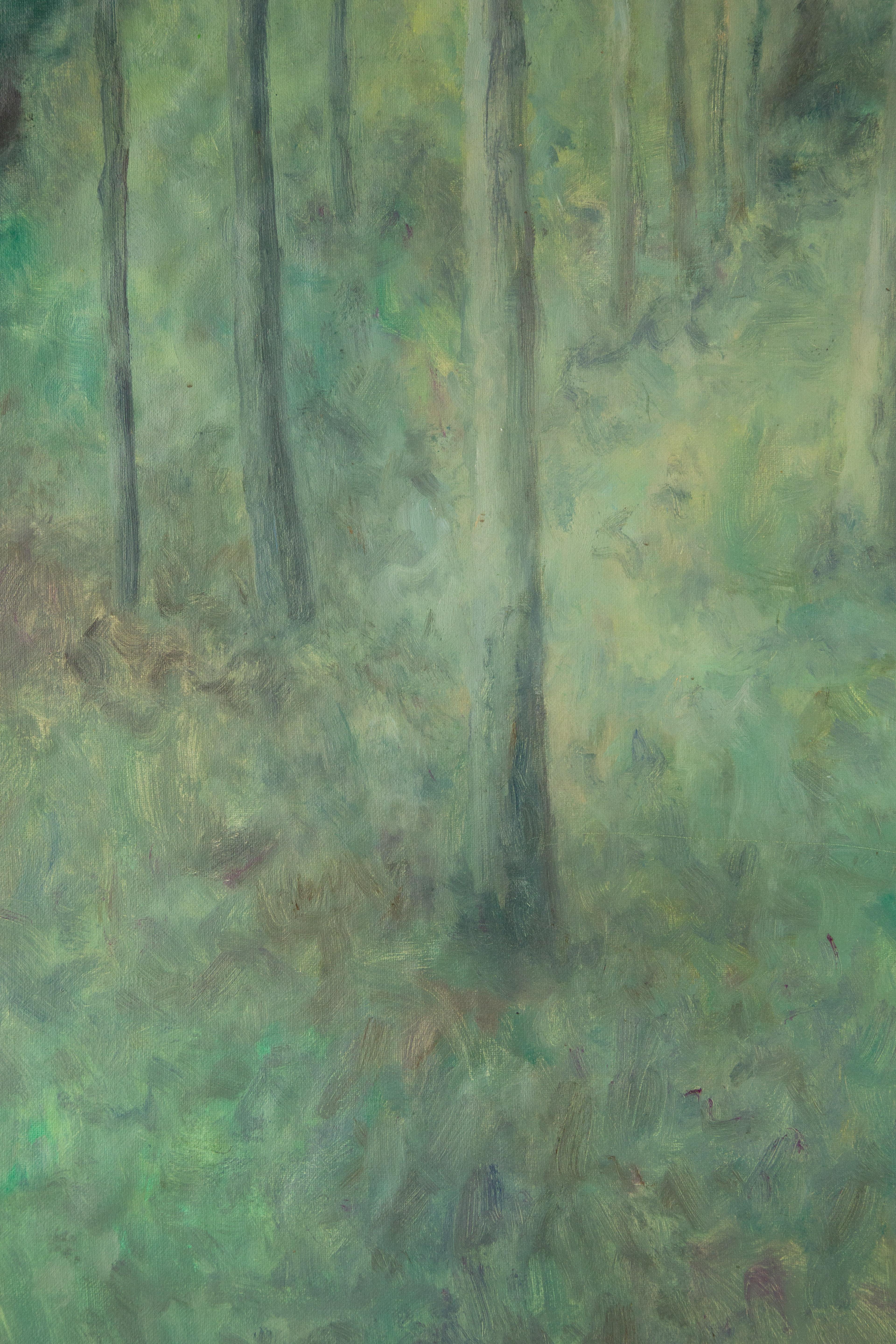 Qinxin Dong Landschaft, Original, Ölgemälde auf Leinwand, „Kun-Gebirge-Szenery“ im Angebot 2