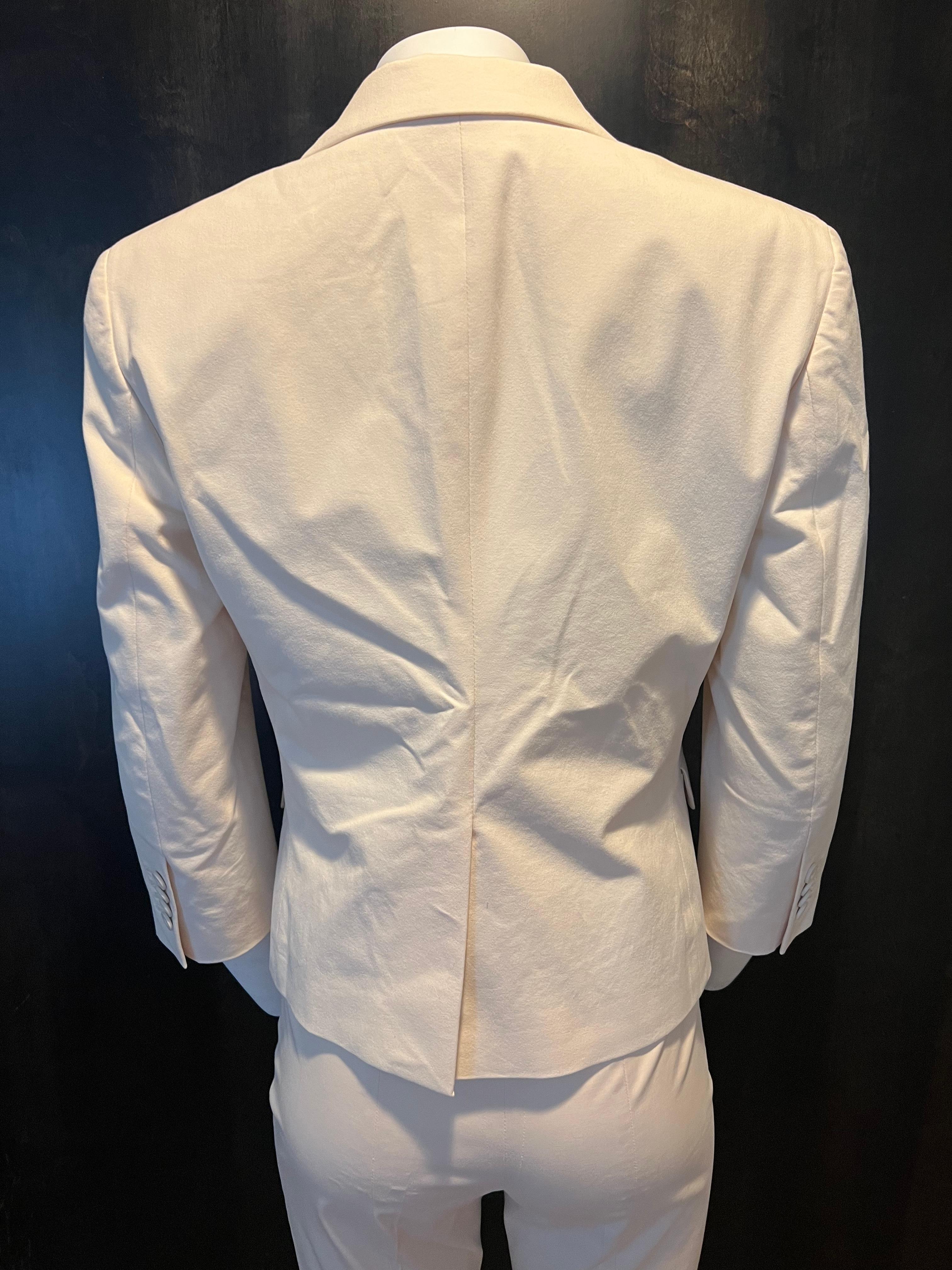 QL2 Quelledue - Ensemble veste blazer et pantalon crème Pour femmes en vente