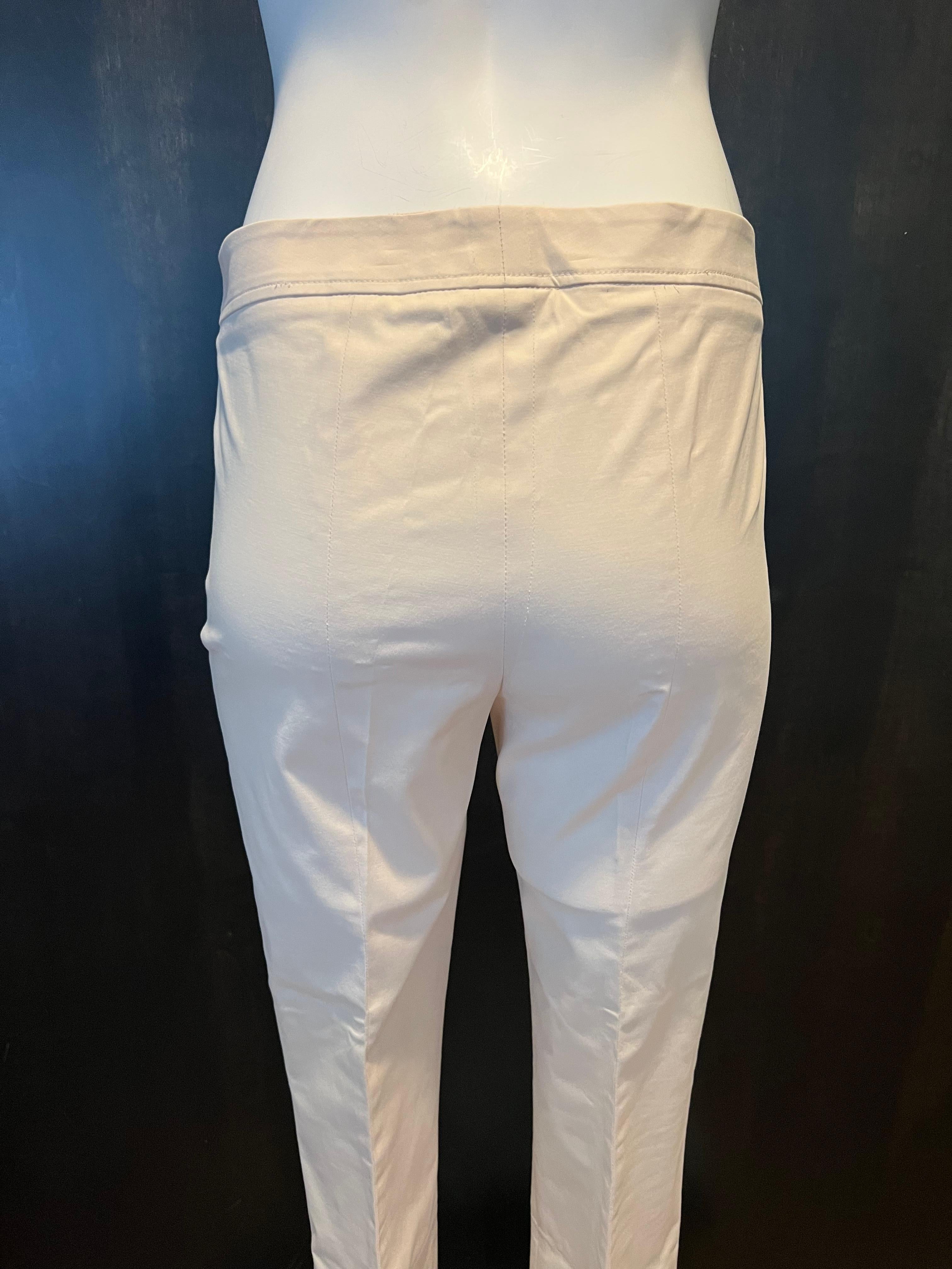 QL2 Quelledue Cream Blazer Jacket & Trouser Pant Suit For Sale 4
