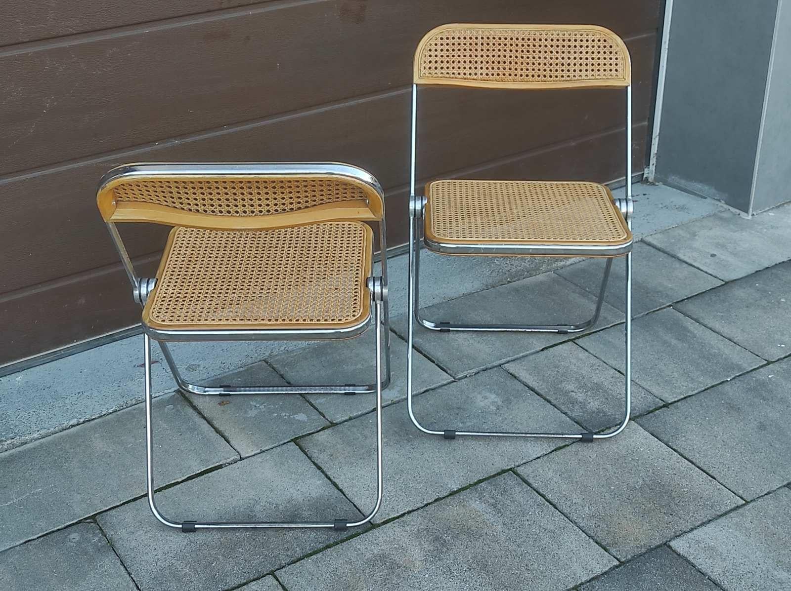 Qne Off Dos Giancarlo Piretti Silla Plegable Plia Para Castelli 1967 Italiano en venta