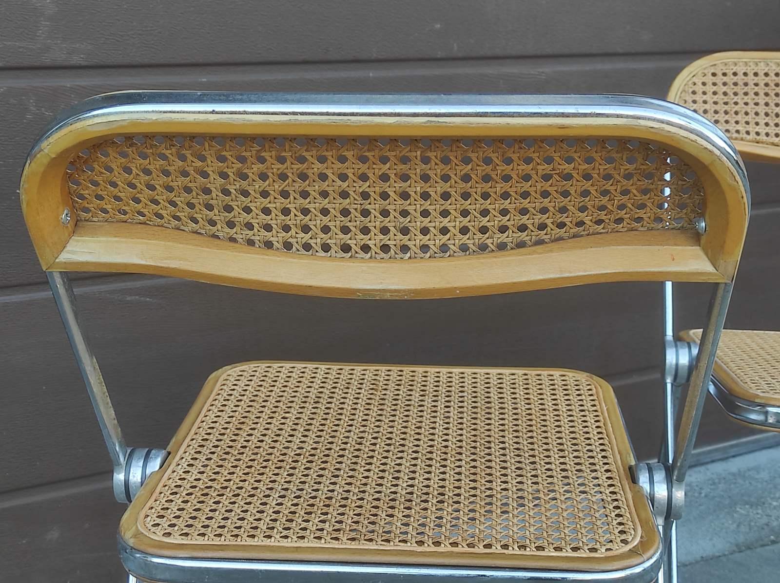 Qne Off Dos Giancarlo Piretti Silla Plegable Plia Para Castelli 1967 mediados del siglo XX en venta